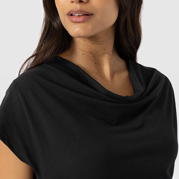 Elegant Cowl Neckline