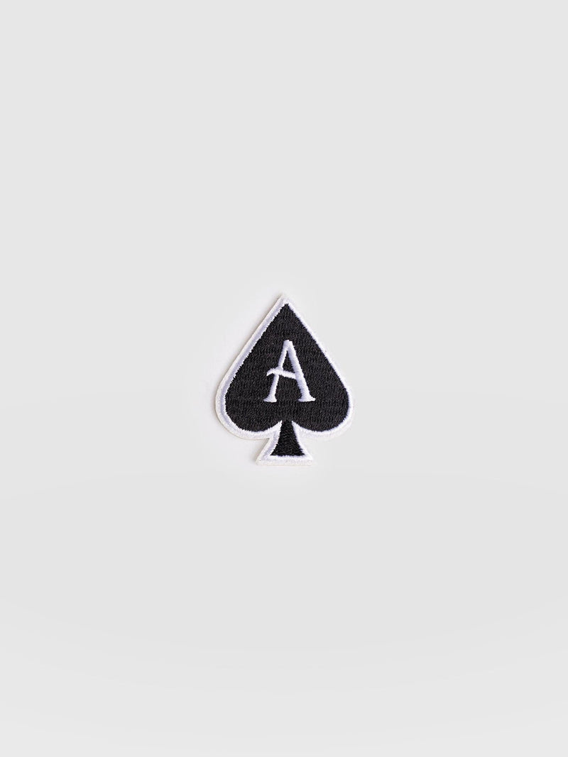 Ace Sticker Badge - Black - Women's Accessories | Saint + Sofia® EU