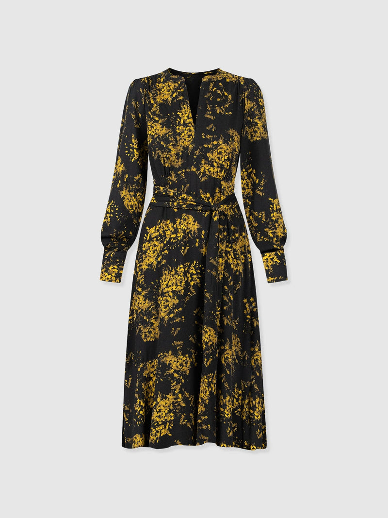 Adaline Zip Up Dress - Yellow Mimosa - Women's Dresses | Saint + Sofia® EU