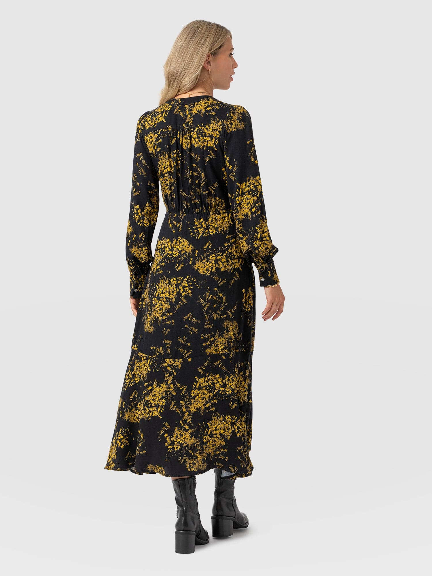 Adaline Zip Up Dress - Yellow Mimosa - Women's Dresses | Saint + Sofia® EU