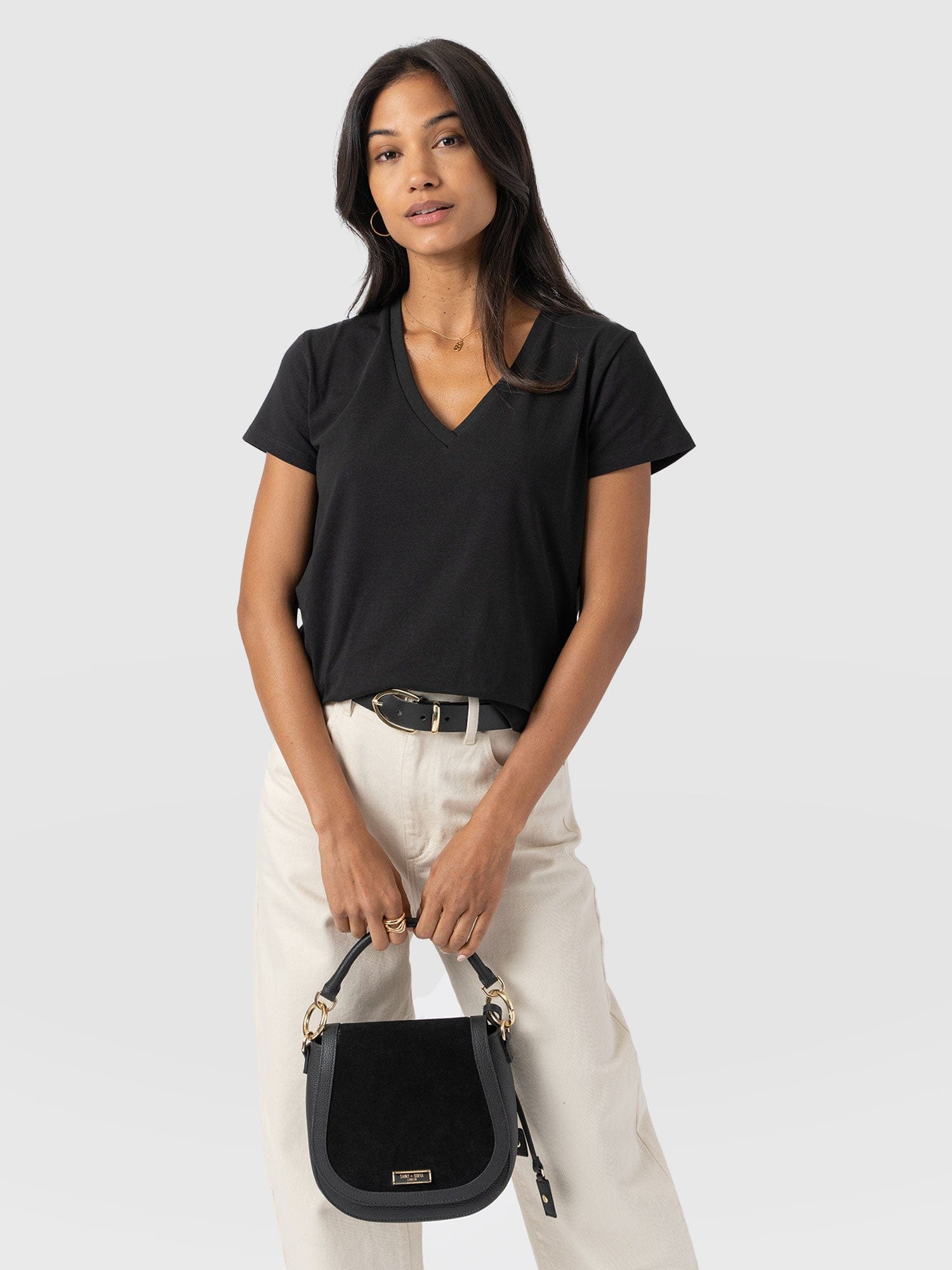 Apartment Tee Black - Women's T-Shirts | Saint + Sofia® EU