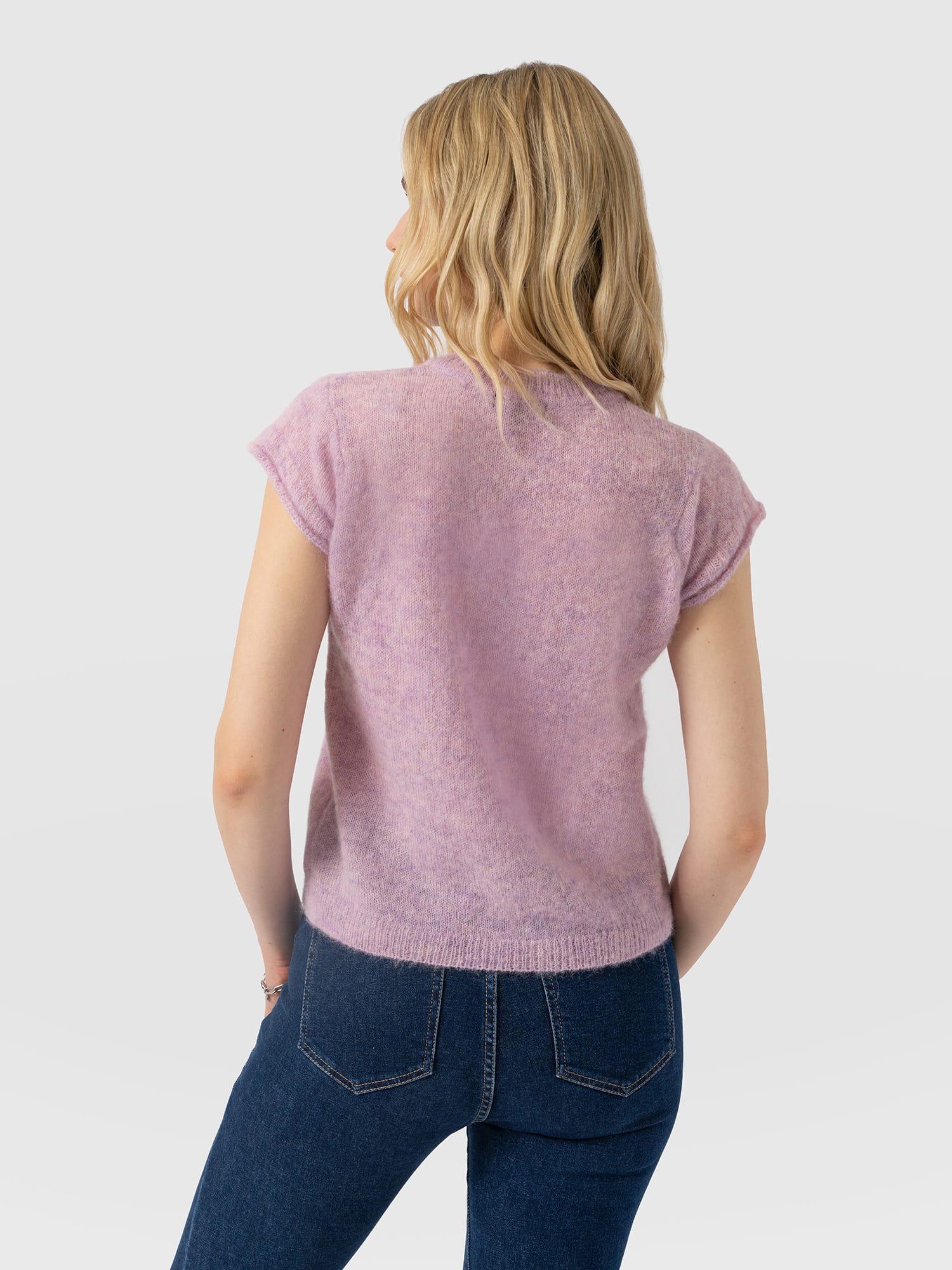 Ariella Baby Tee - Lilac Pink - Women's Jumpers | Saint and Sofia® EU