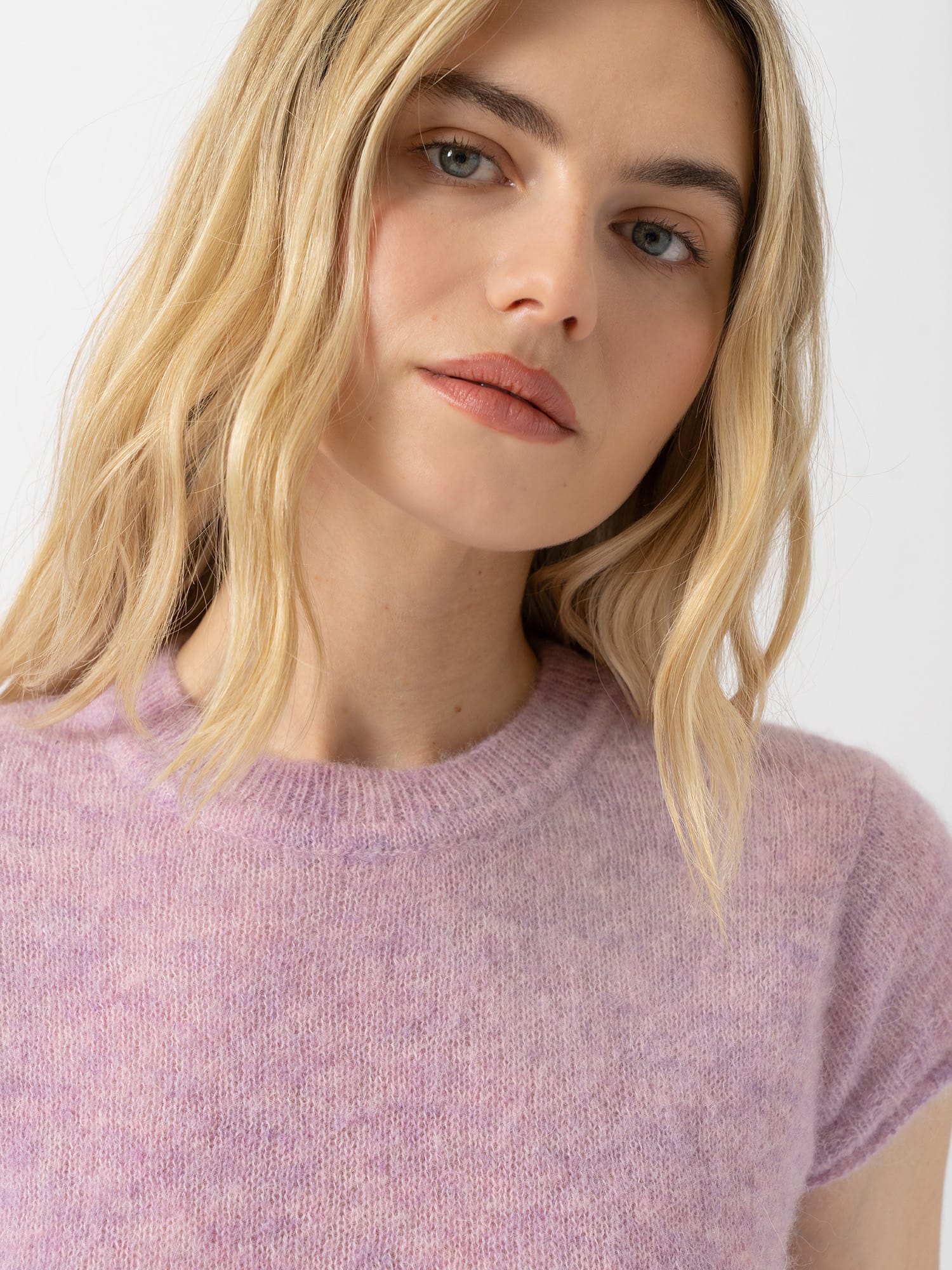 Ariella Baby Tee - Lilac Pink - Women's Jumpers | Saint and Sofia® EU