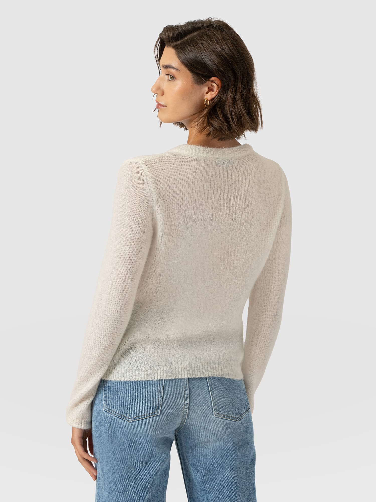 Ariella Cardigan - Cream - Women's Jumpers | Saint and Sofia® EU