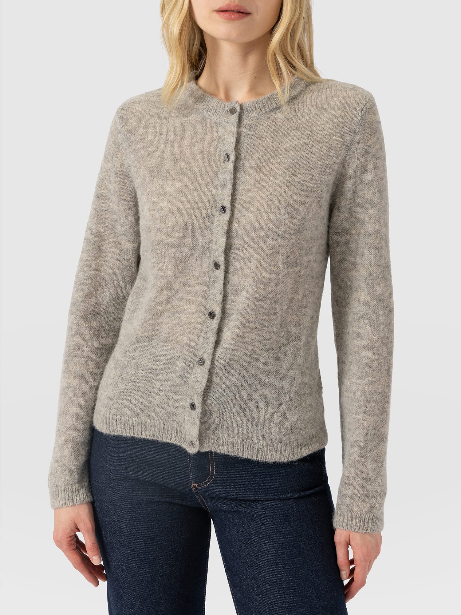 Ariella Cardigan Grey - Women's Cardigans | Saint and Sofia® EU