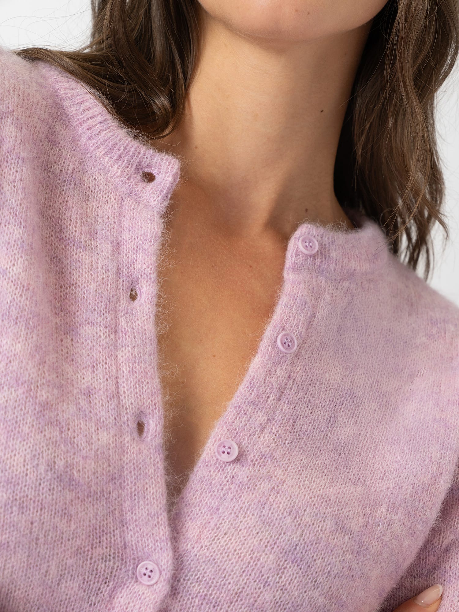 Ariella Cardigan - Lilac Pink - Women's Jumpers | Saint and Sofia® EU