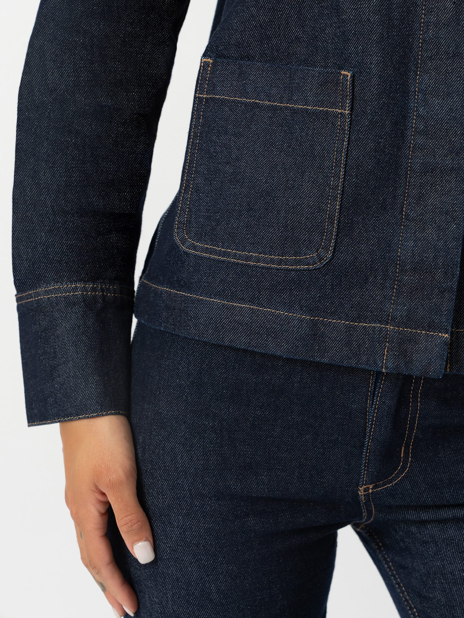 Arnette Denim Shacket - Indigo - Women's Jeans | Saint and Sofia® EU
