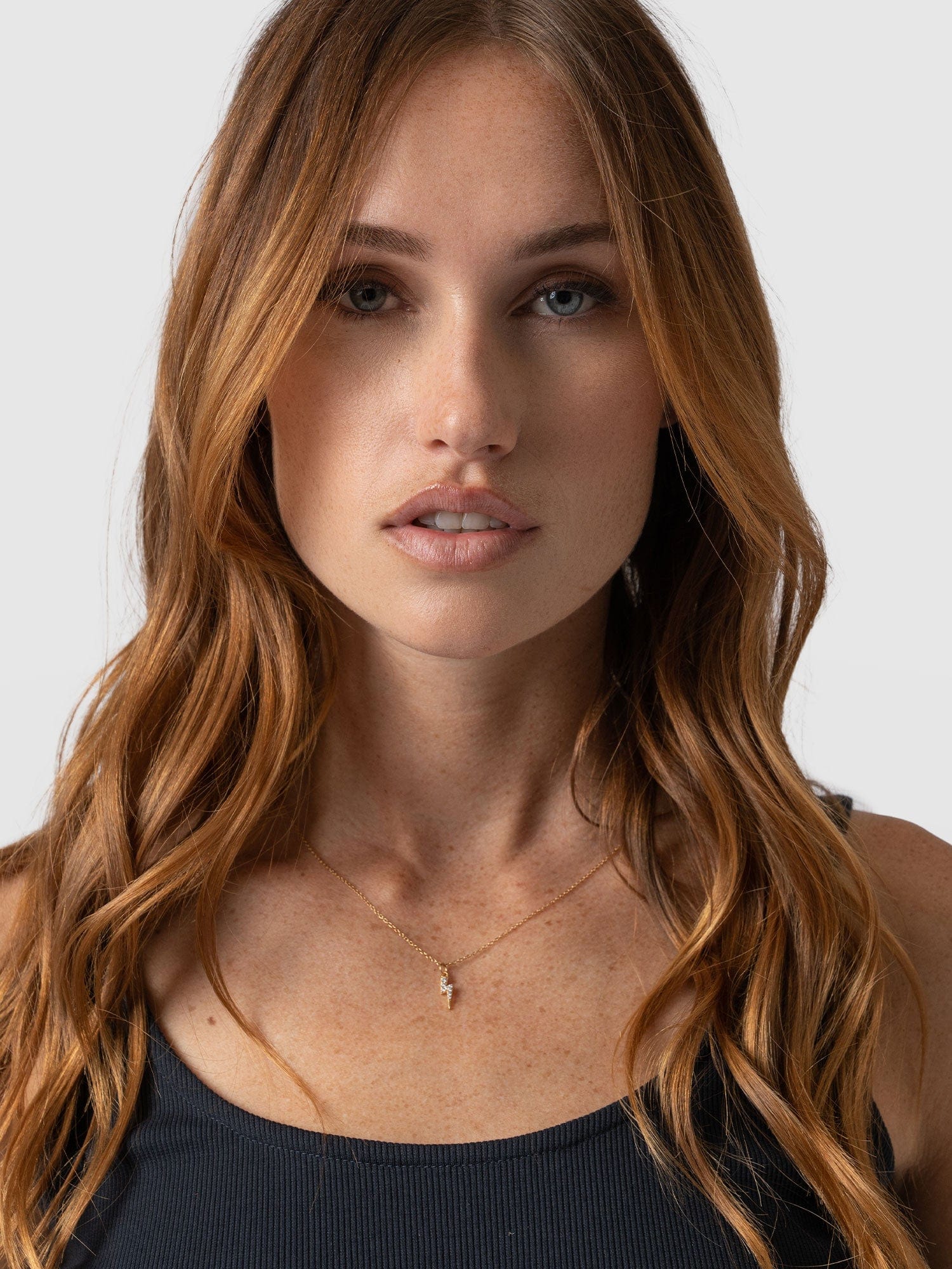 Astral Lightning Charm Necklace Gold - Women's Jewellery | Saint + Sofia® EU