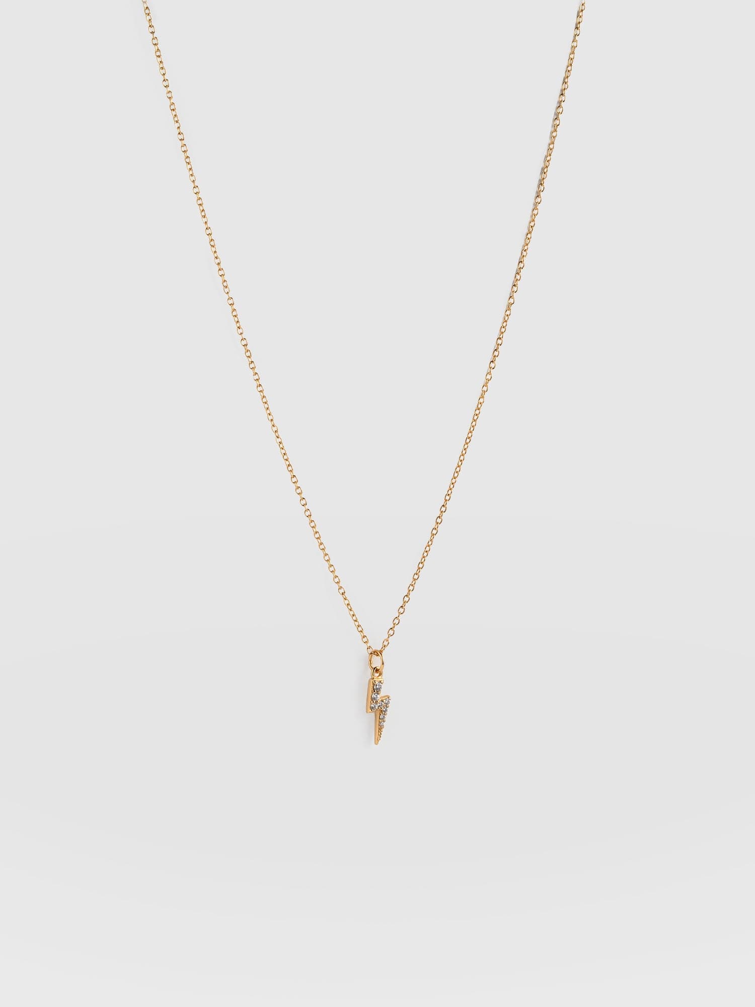 Astral Lightning Charm Necklace Gold - Women's Jewellery | Saint + Sofia® EU