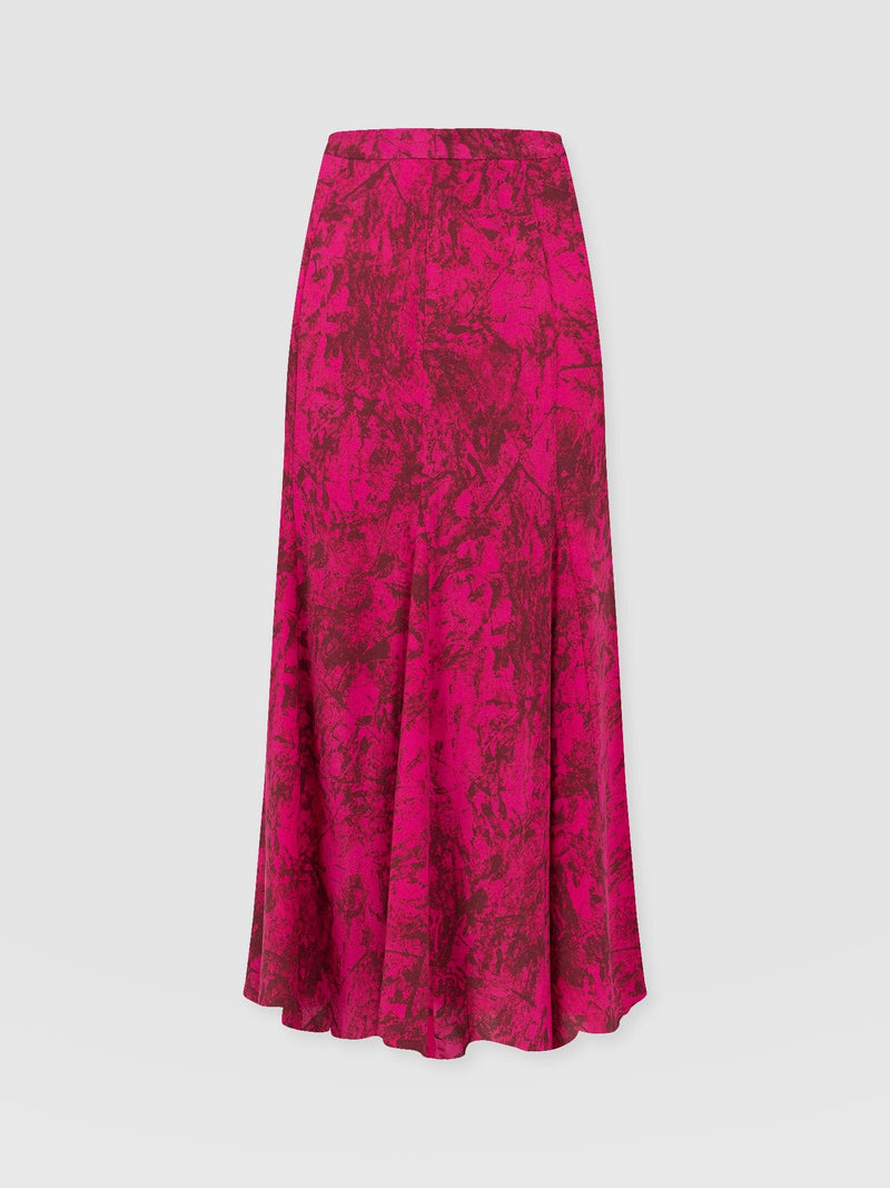 Audrey Skirt Pink Marble - Women's Skirts | Saint + Sofia® EU