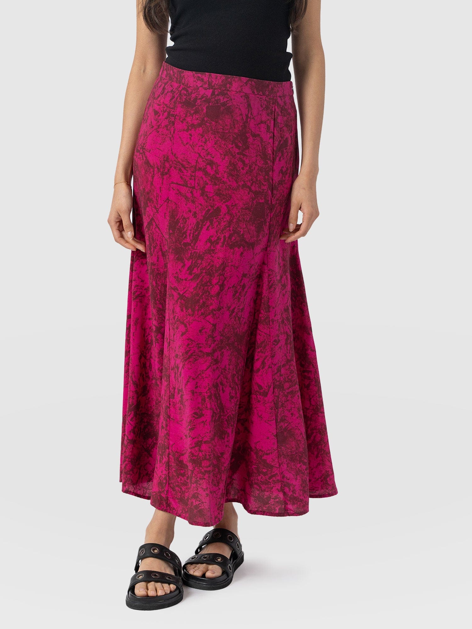 Audrey Skirt Pink Marble - Women's Skirts | Saint + Sofia® EU