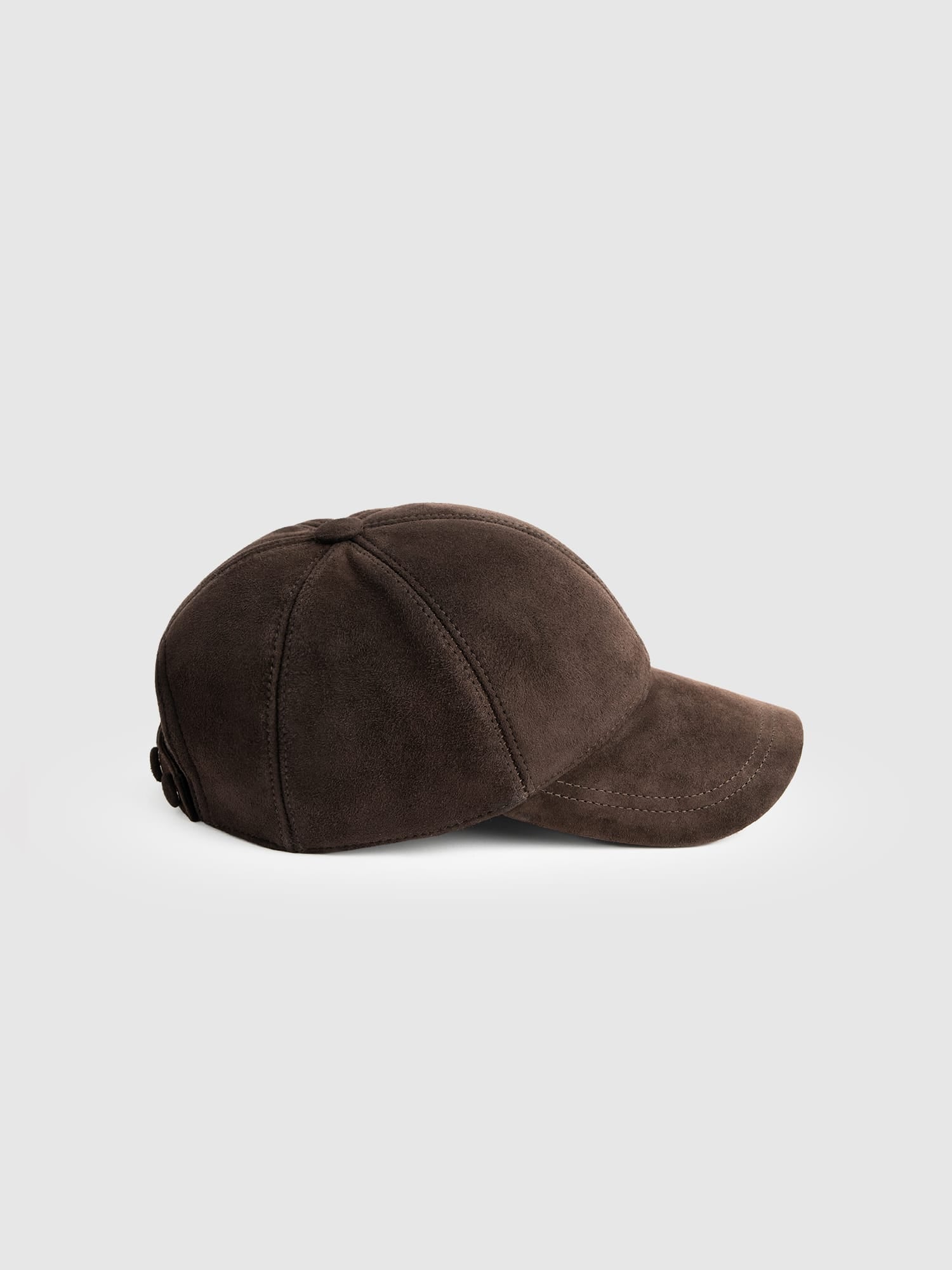 Avalon Baseball Cap - Chocolate Suede - Women's Scarves | Saint and Sofia® EU
