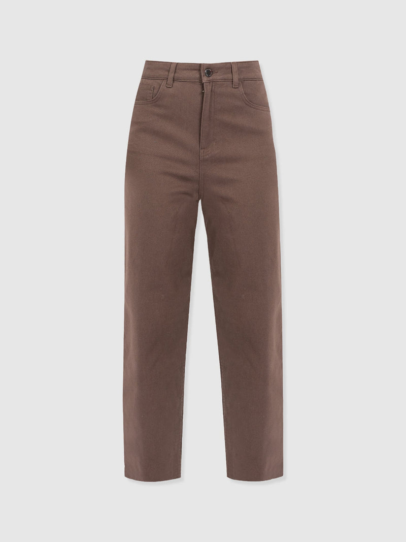 Barrel Leg Jean - Brown - Women's Jeans | Saint + Sofia® EU
