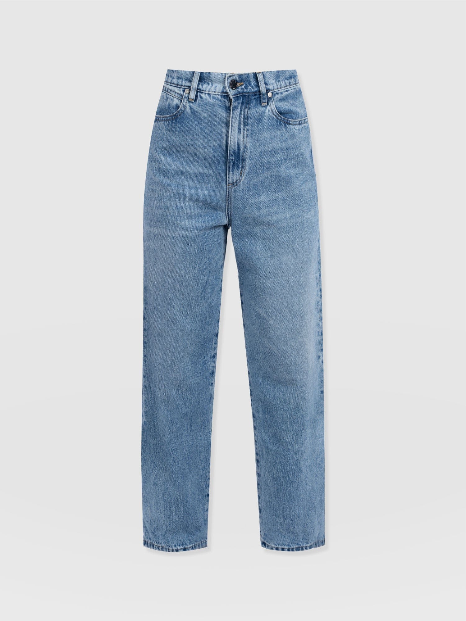 Barrel Leg Jean - Light Blue - Women's Denims | Saint + Sofia® EU