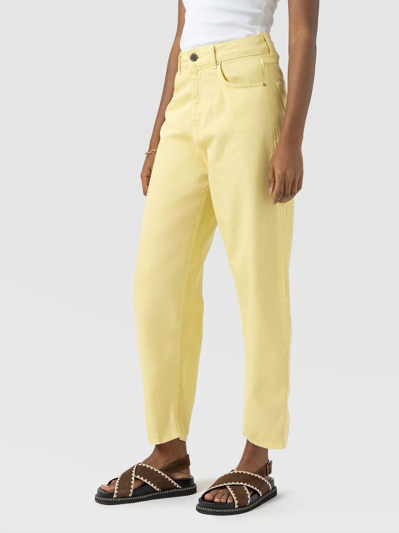 Barrel Leg Jean - Yellow - Women's Jeans | Saint + Sofia® EU