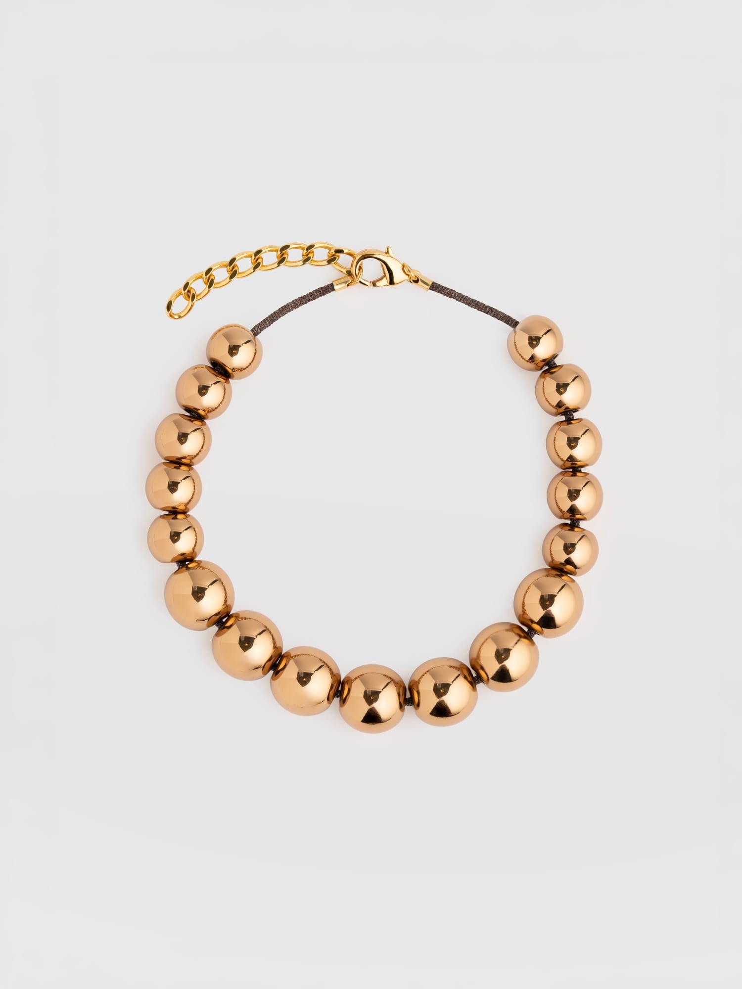 Beaded Necklace - Bronze - Women's Jewellers | Saint and Sofia® EU