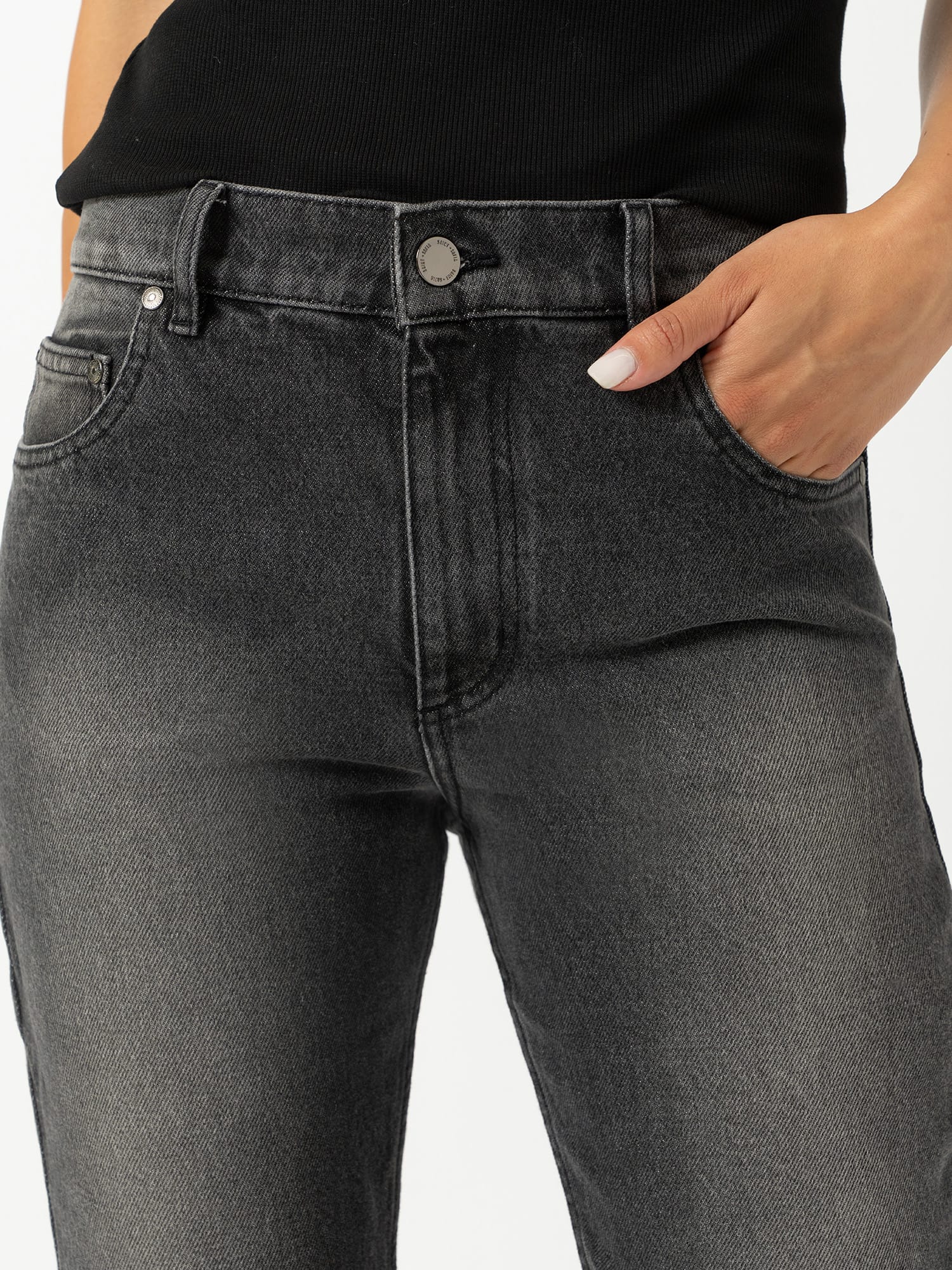 Boyfriend Jeans Black - Women's Jeans | Saint and Sofia® EU