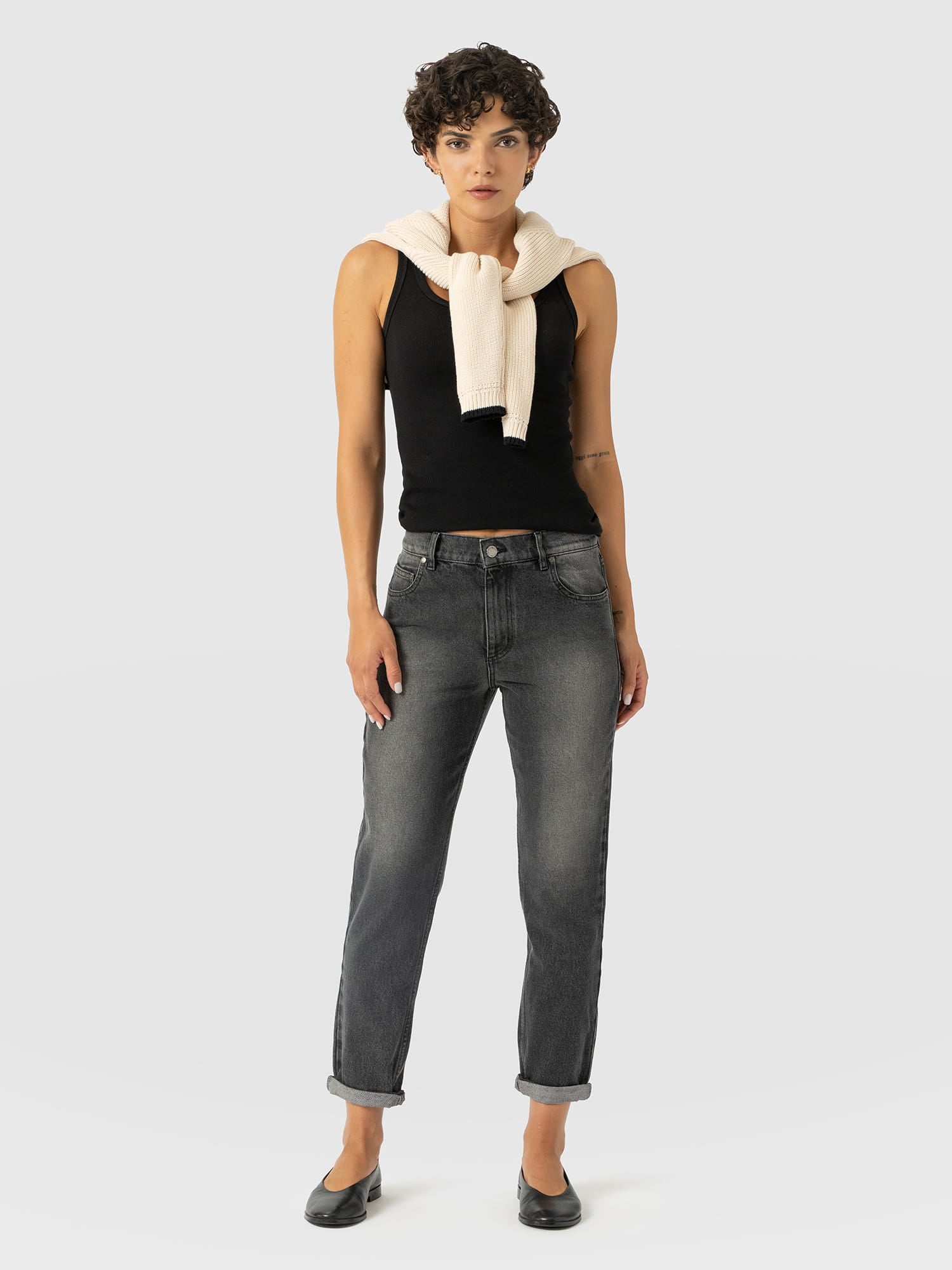 Boyfriend Jeans Black - Women's Jeans | Saint and Sofia® EU