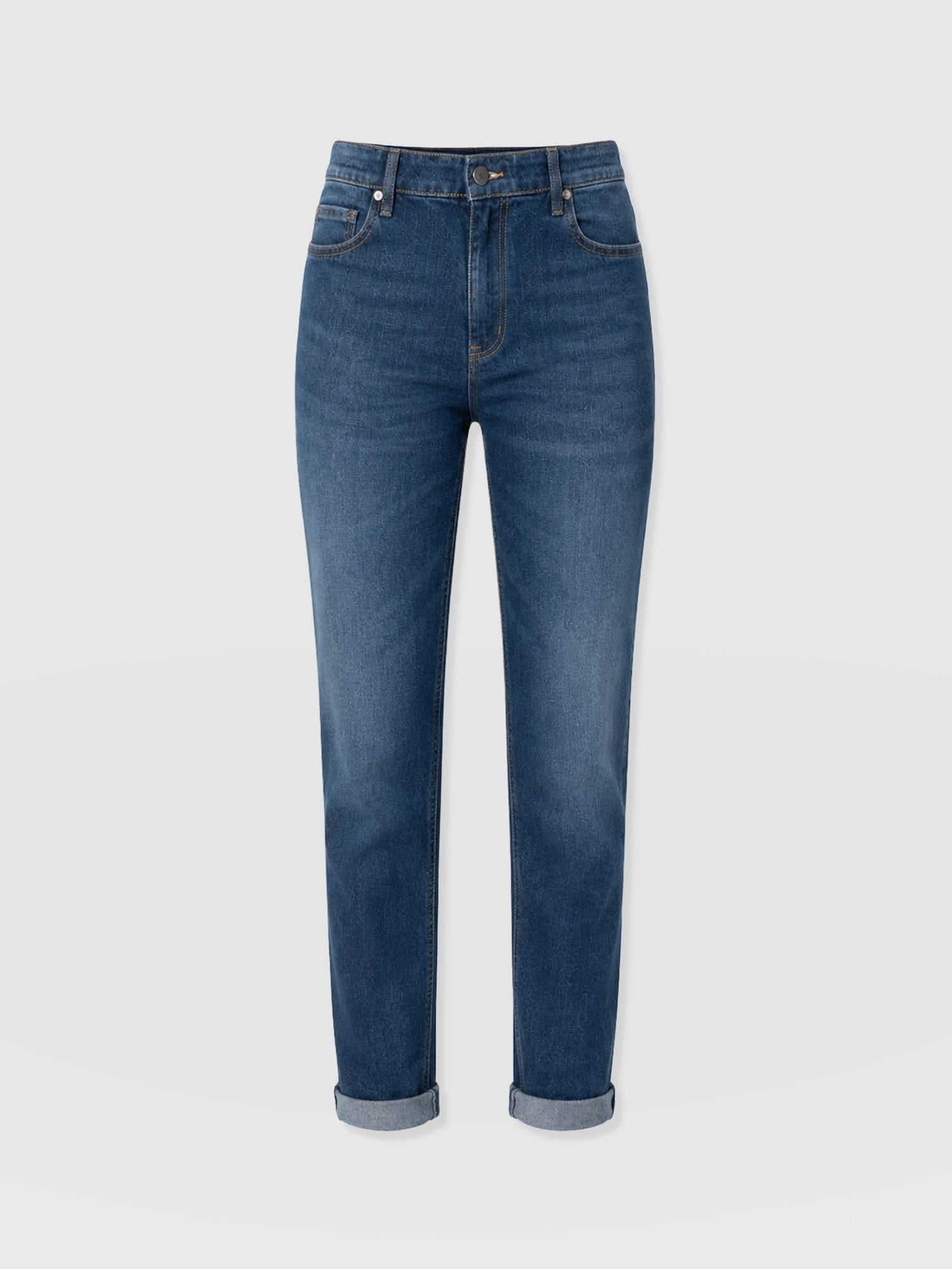 Boyfriend Jeans Mid Blue - Women's Jeans | Saint and Sofia® EU