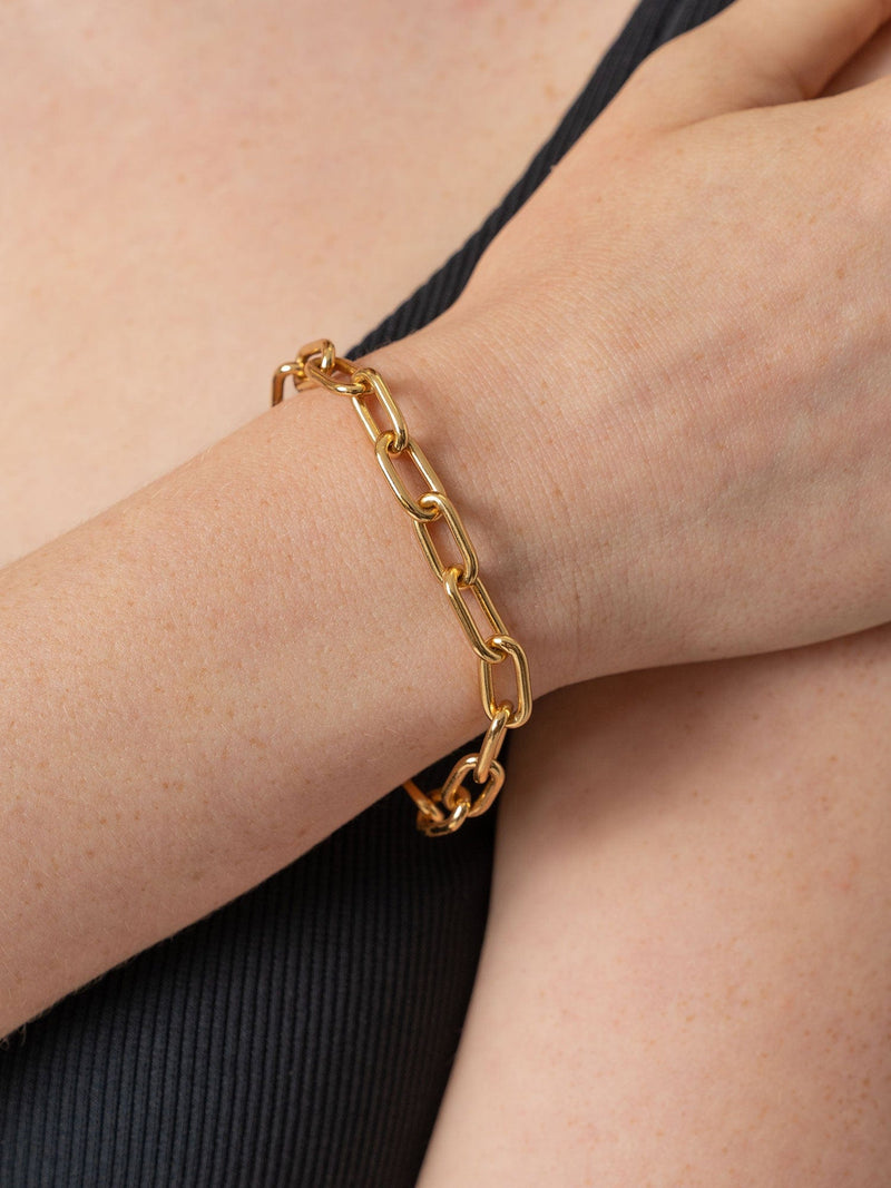 Cable Chain Bracelet Gold - Women's Jewellery | Saint + Sofia® EU