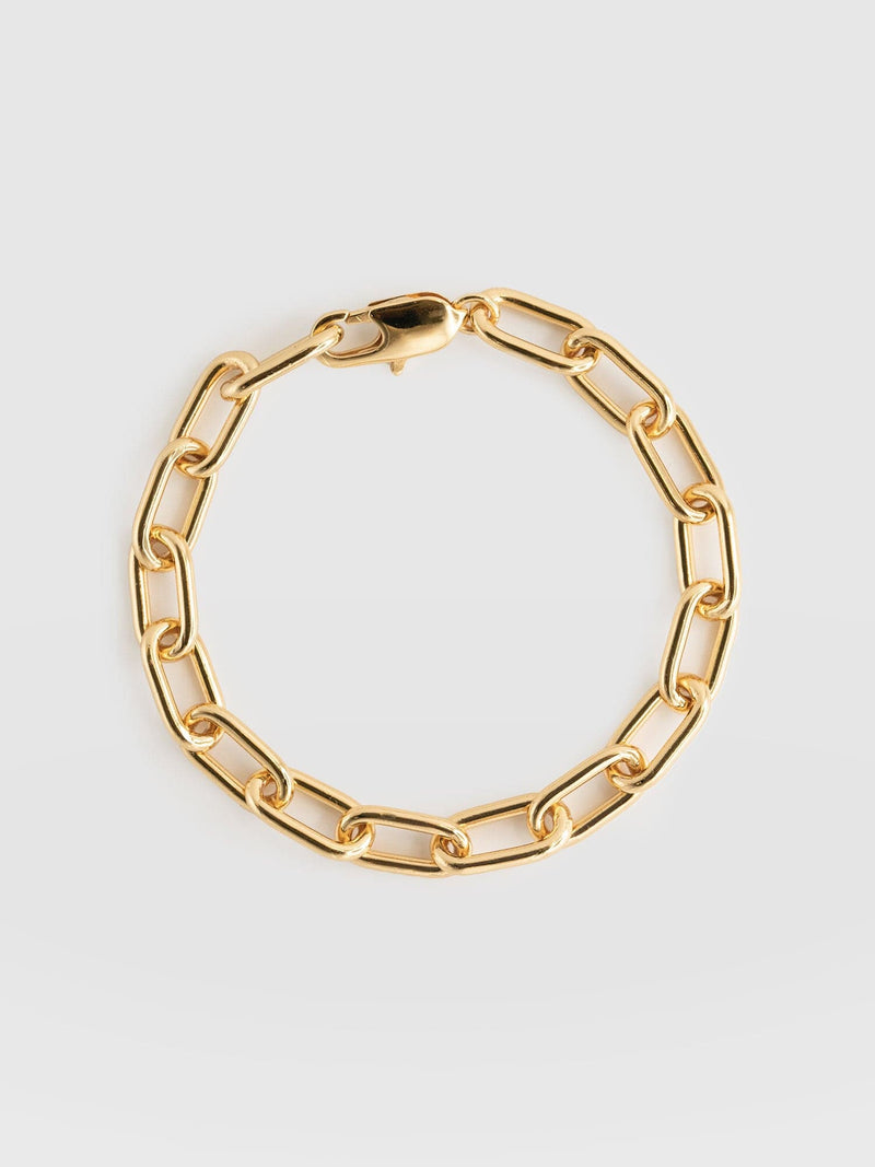 Cable Chain Bracelet Gold - Women's Jewellery | Saint + Sofia® EU