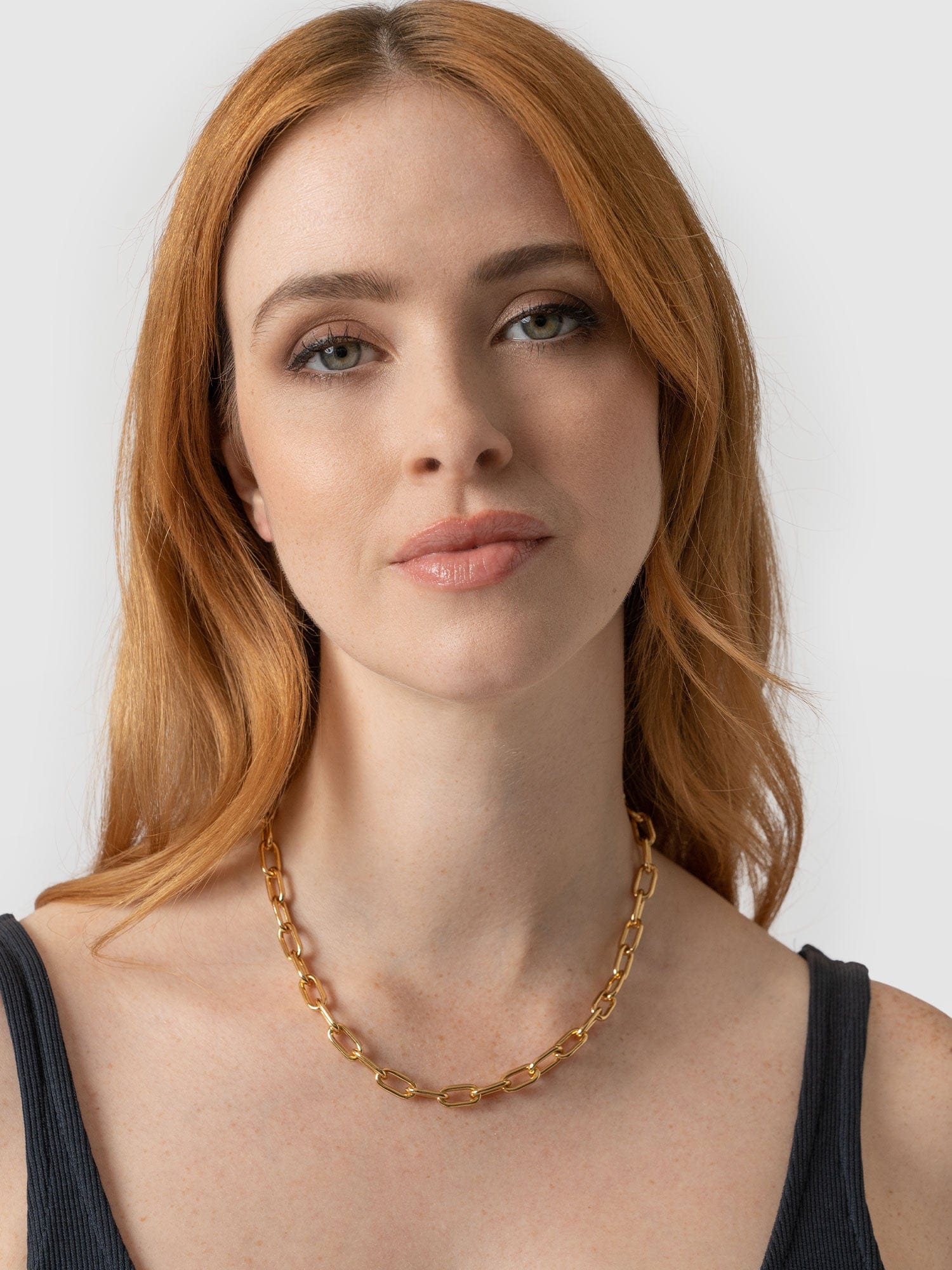 Cable Chain Necklace Gold - Women's Jewellery | Saint + Sofia® EU