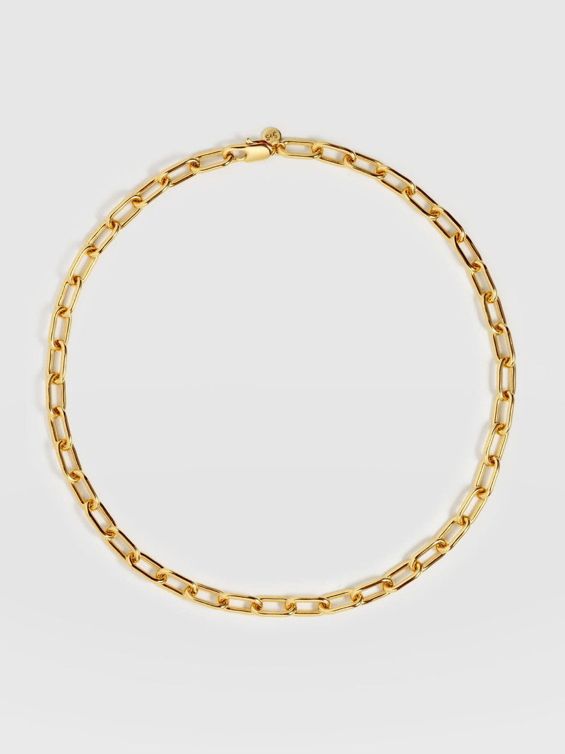 Cable Chain Necklace Gold - Women's Jewellery | Saint + Sofia® EU