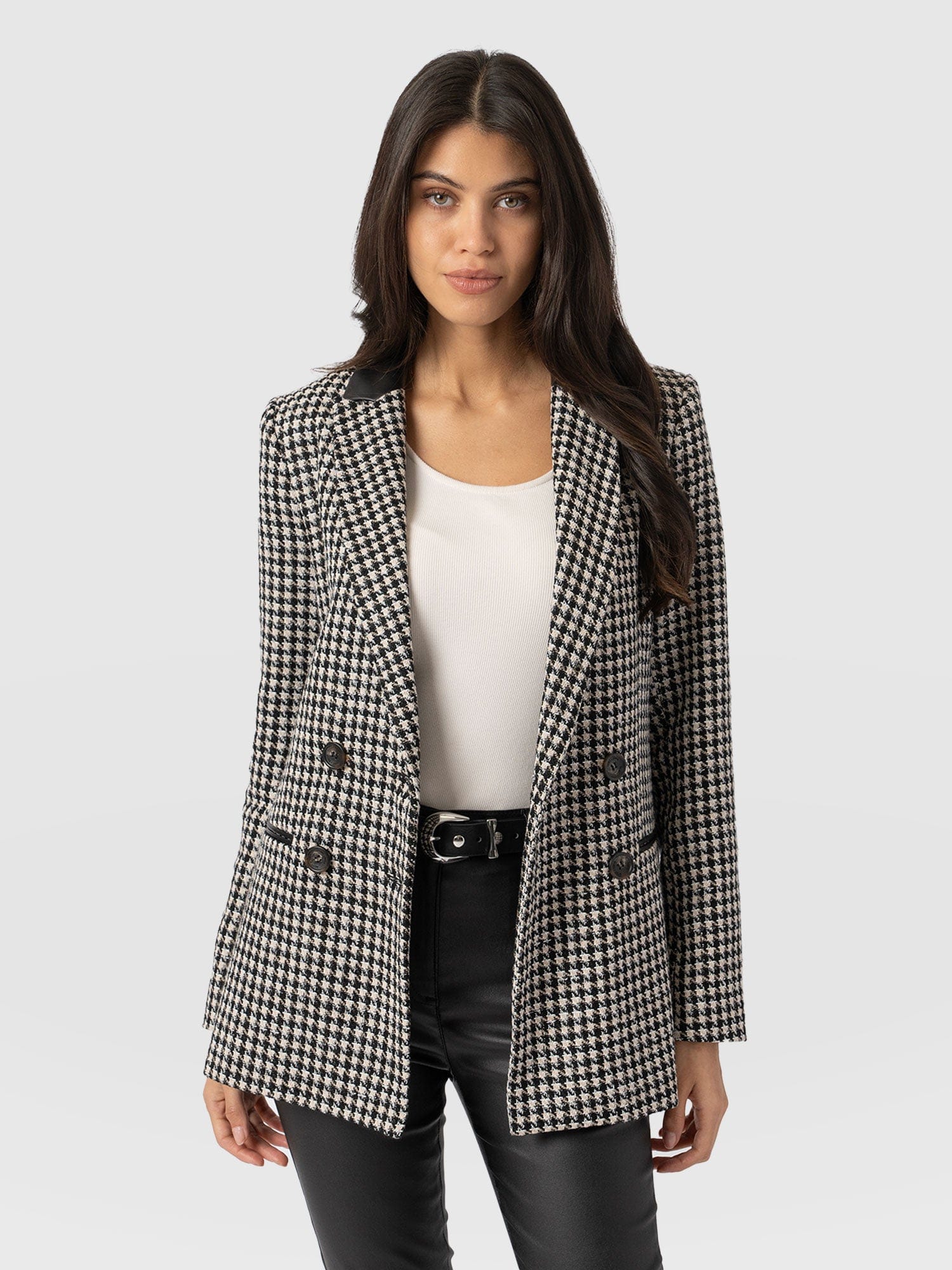 Cambridge Blazer Houndstooth Women's Blazers Saint Sofia® EU