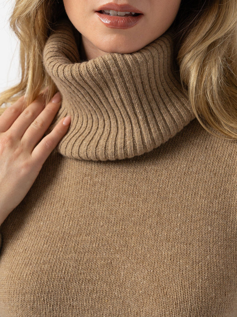 Cambridge Cashmere Jumper Beige - Women's Jumpers | Saint + Sofia® UK