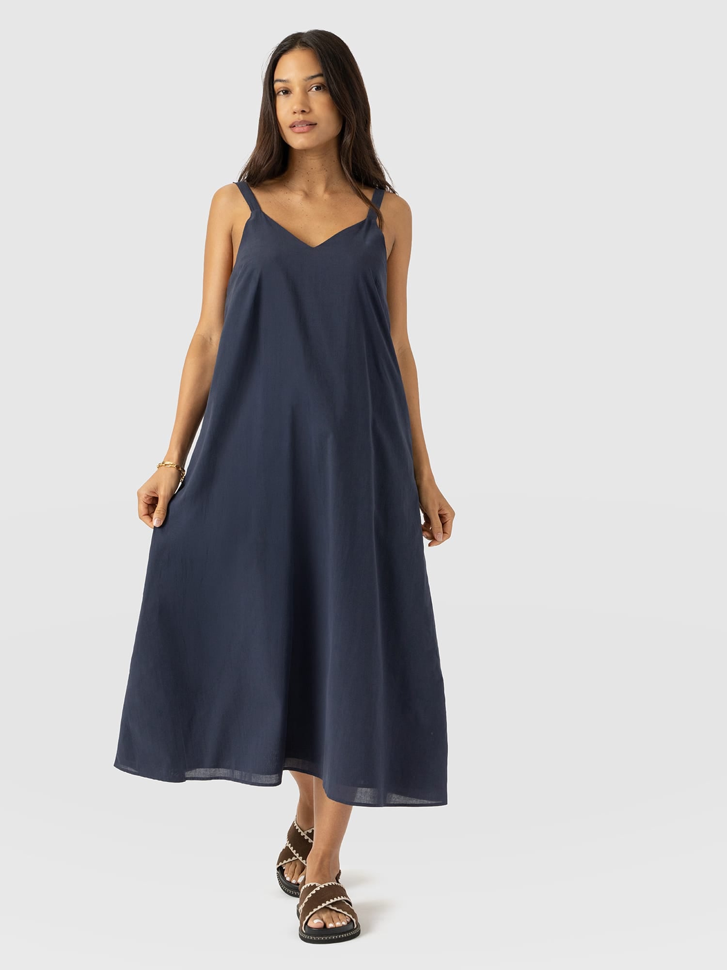 Candice A - Line Dress - Navy - Women's Dresses | Saint + Sofia® EU