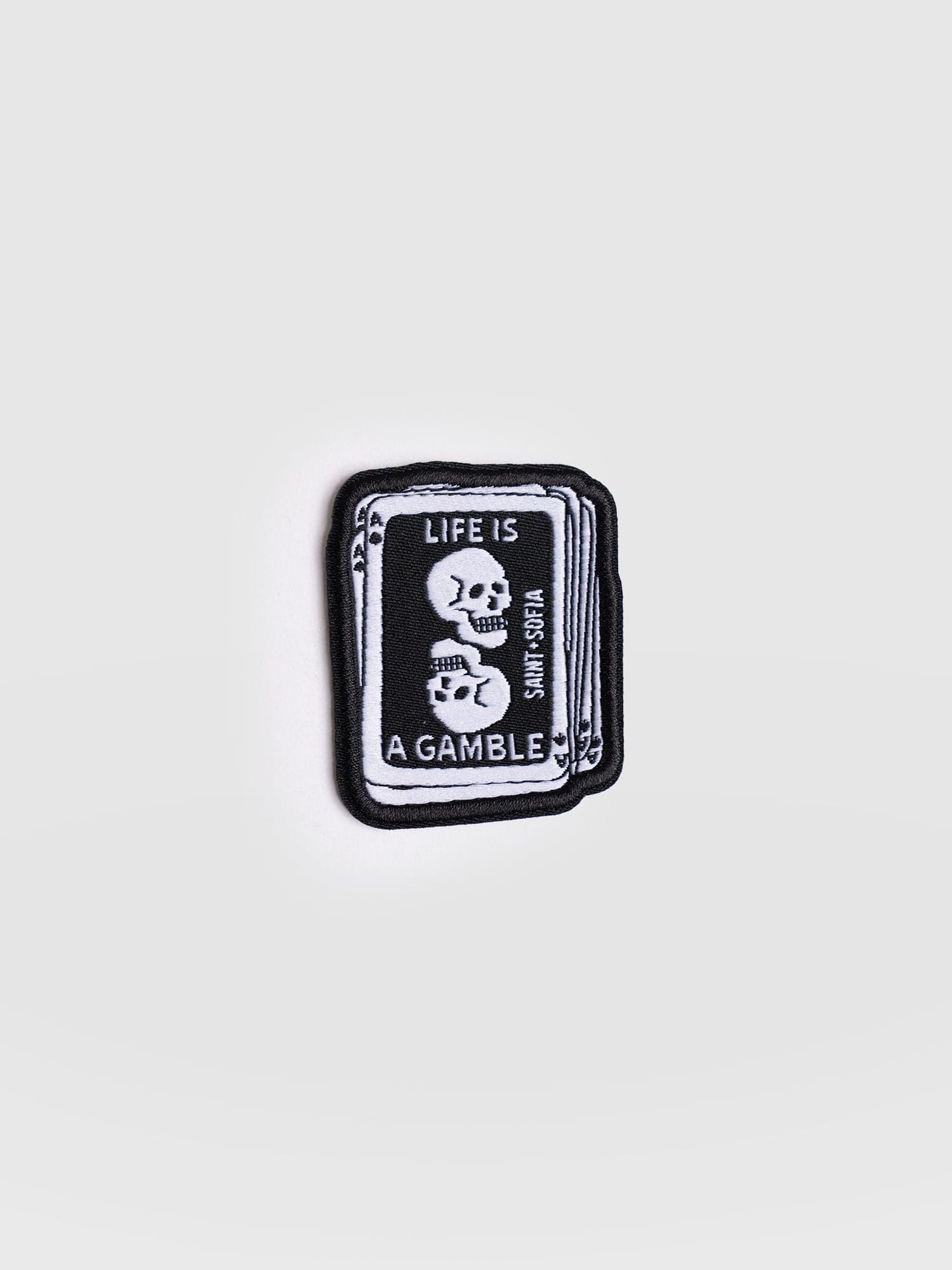Cards Sticker Badge - Black - Women's Accessories | Saint + Sofia® EU