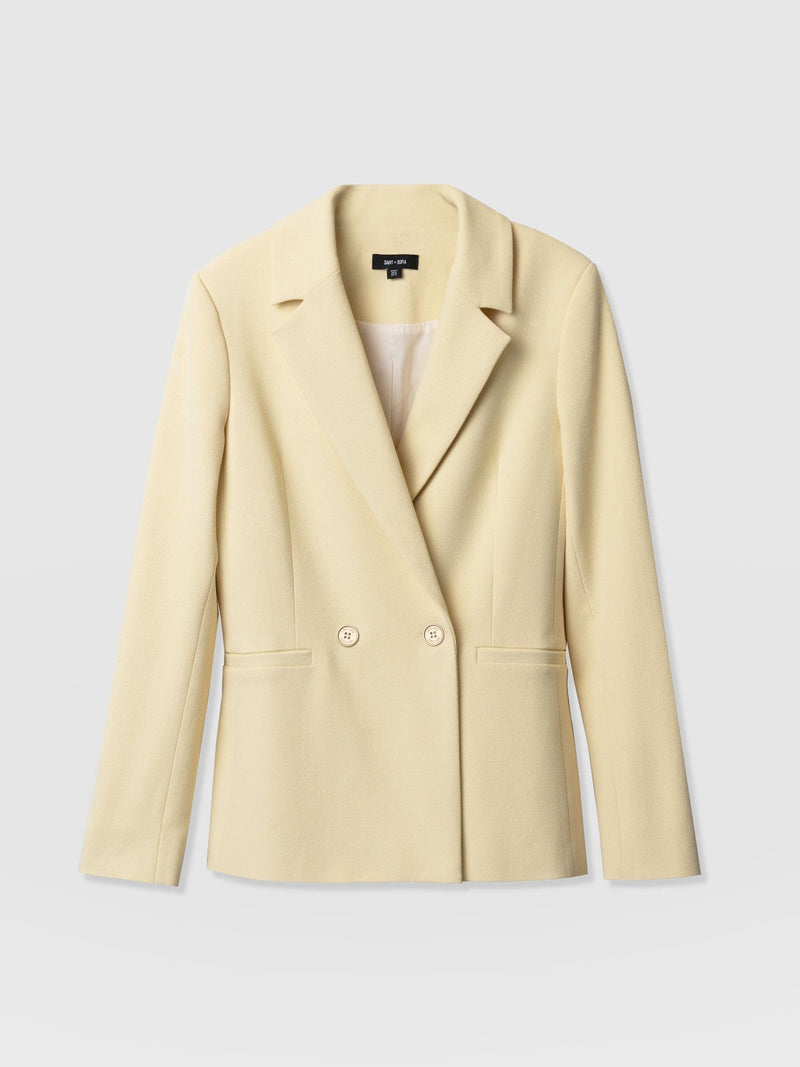 Carmen Blazer Yellow - Women's Blazers | Saint + Sofia® EU
