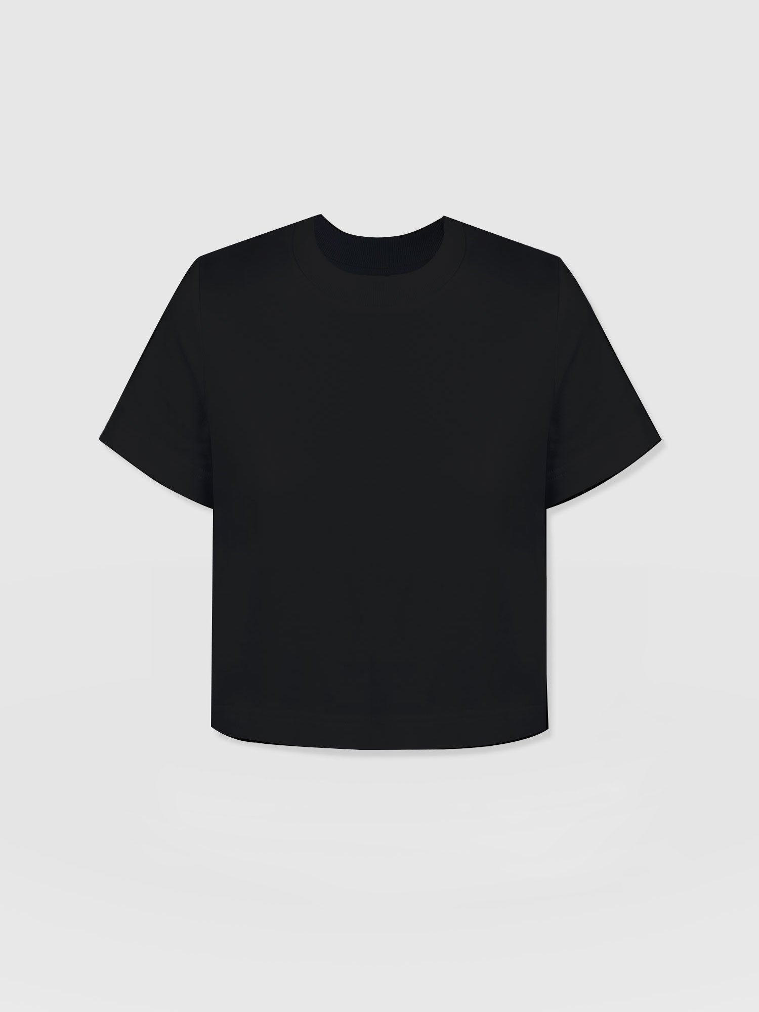 Chelsea Crew Neck Tee Black - Women's T-Shirts | Saint and Sofia® EU
