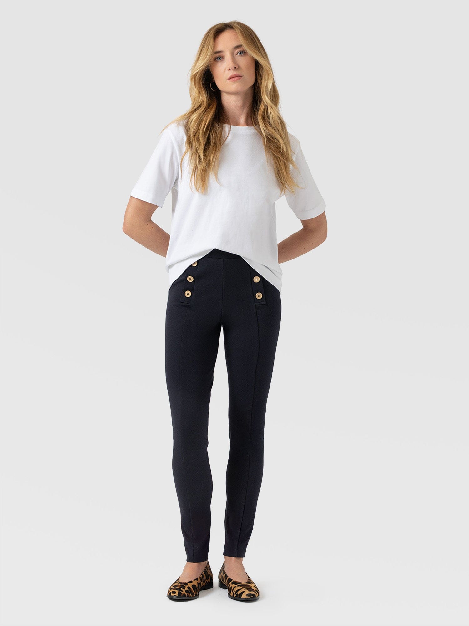 Chelsea Legging Navy - Women's Leggings | Saint + Sofia® EU