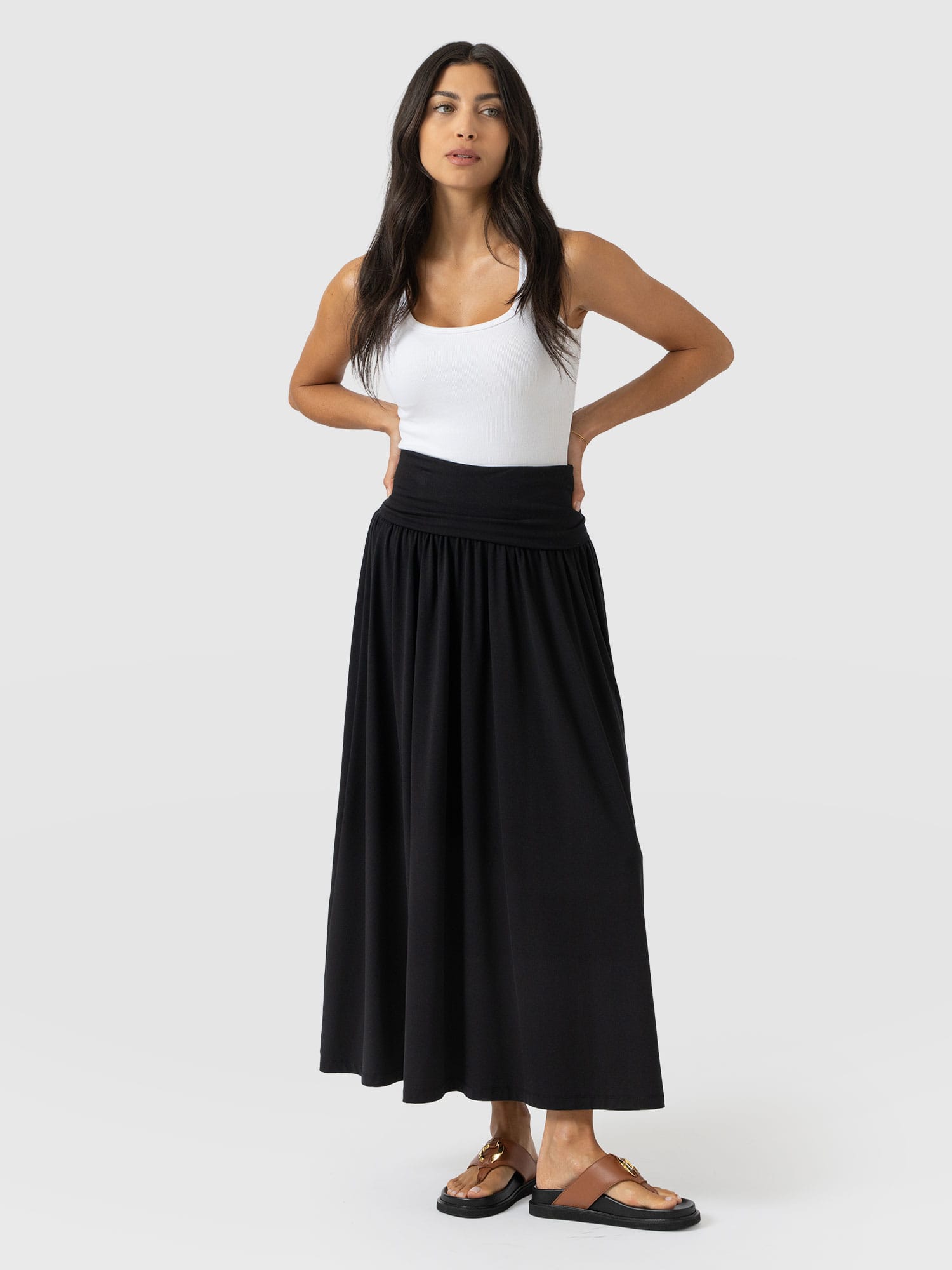 Cleo Multiway Skirt - Black - Women's Skirts | Saint + Sofia® EU