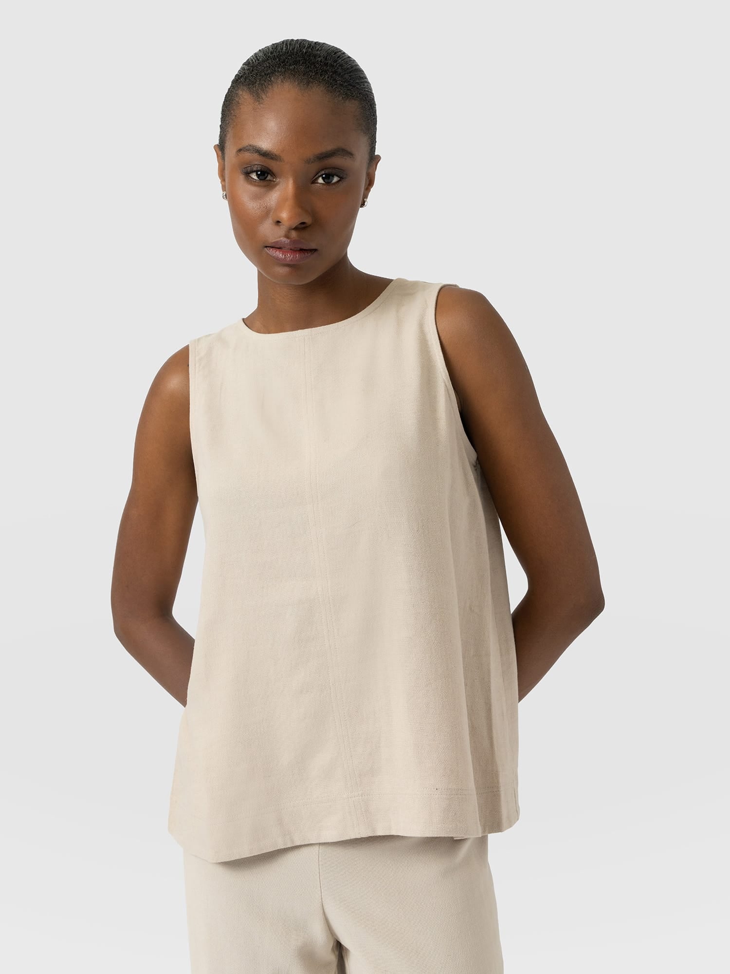 Corinne Tunic Oatmeal - Women's Tops | Saint and Sofia® EU
