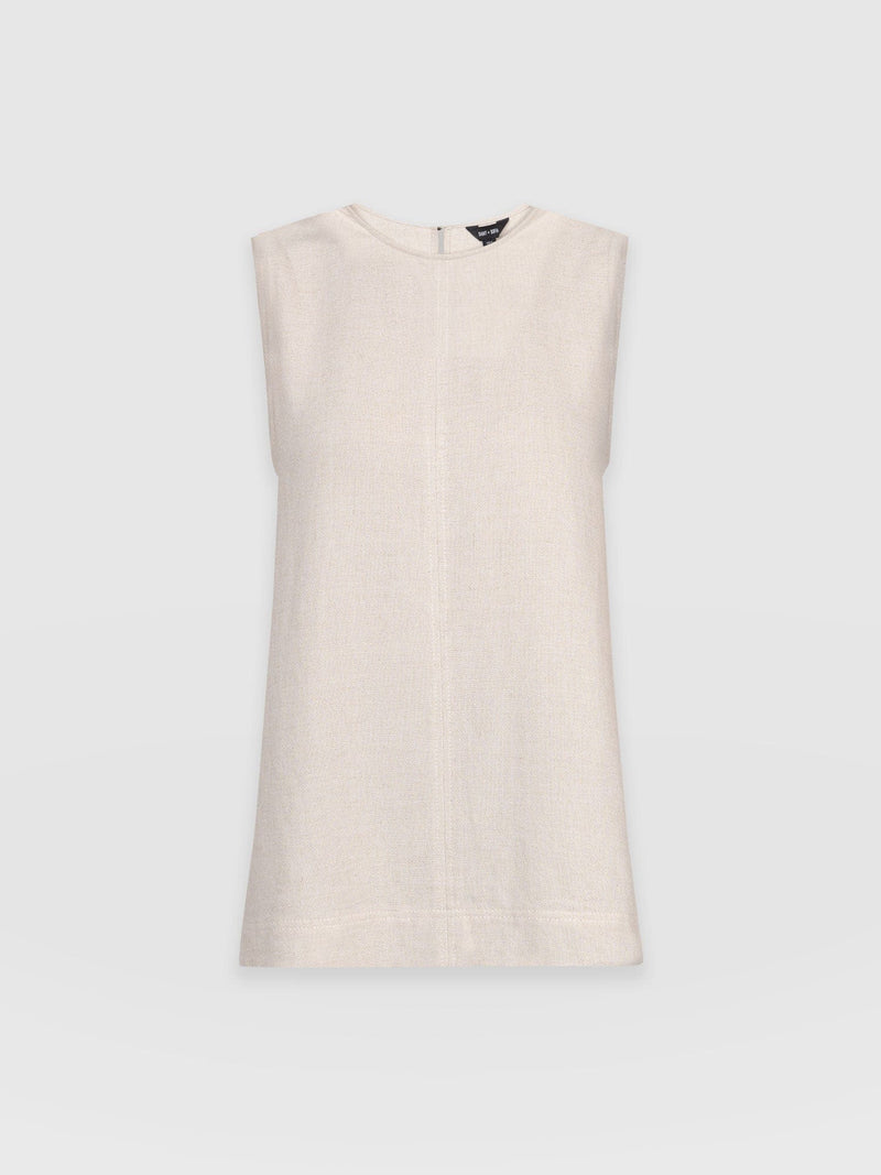 Corinne Tunic Oatmeal - Women's Tops | Saint + Sofia® EU