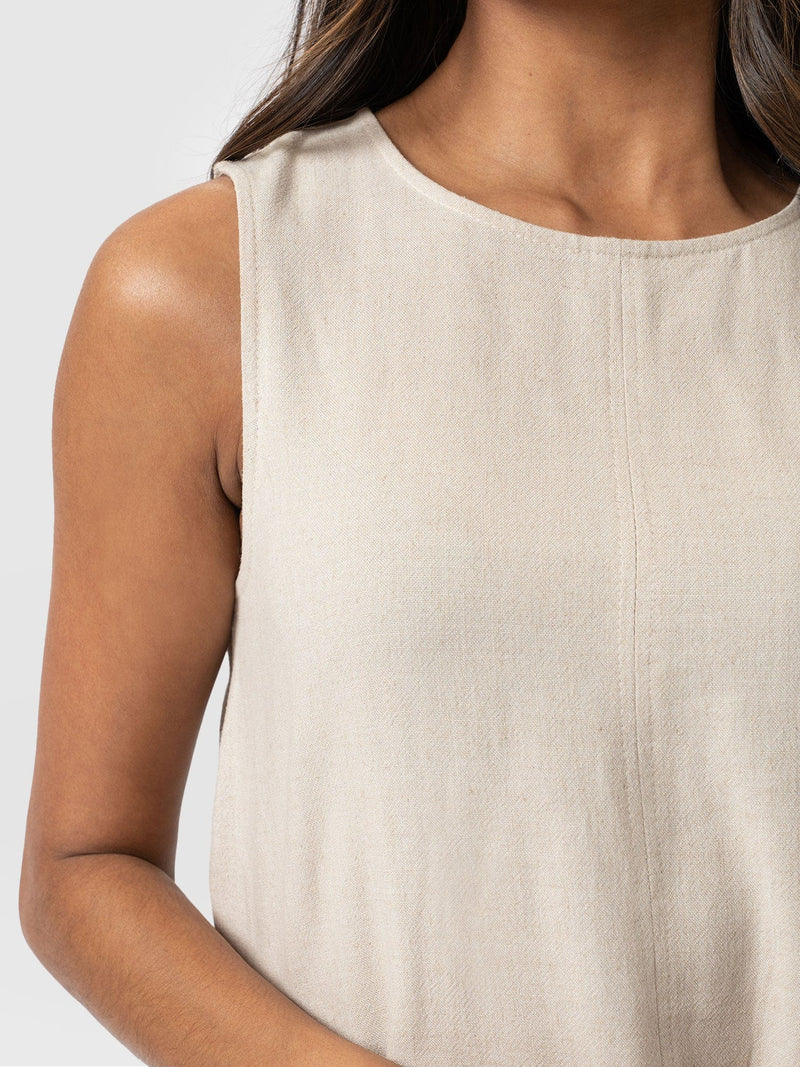 Corinne Tunic Oatmeal - Women's Tops | Saint + Sofia® EU
