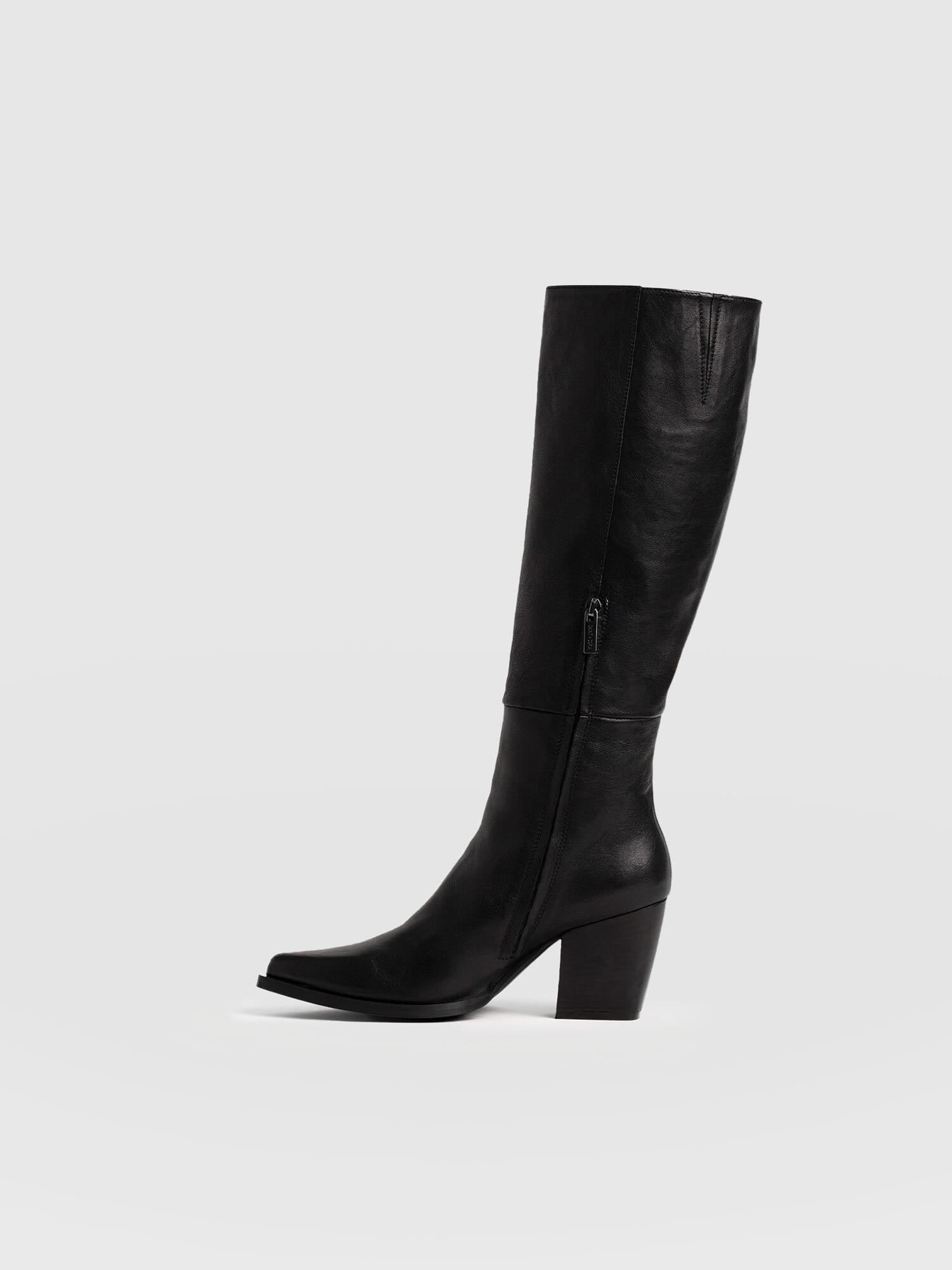 Dallas Knee High Boot - Black - Women's Shoes | Saint + Sofia® EU