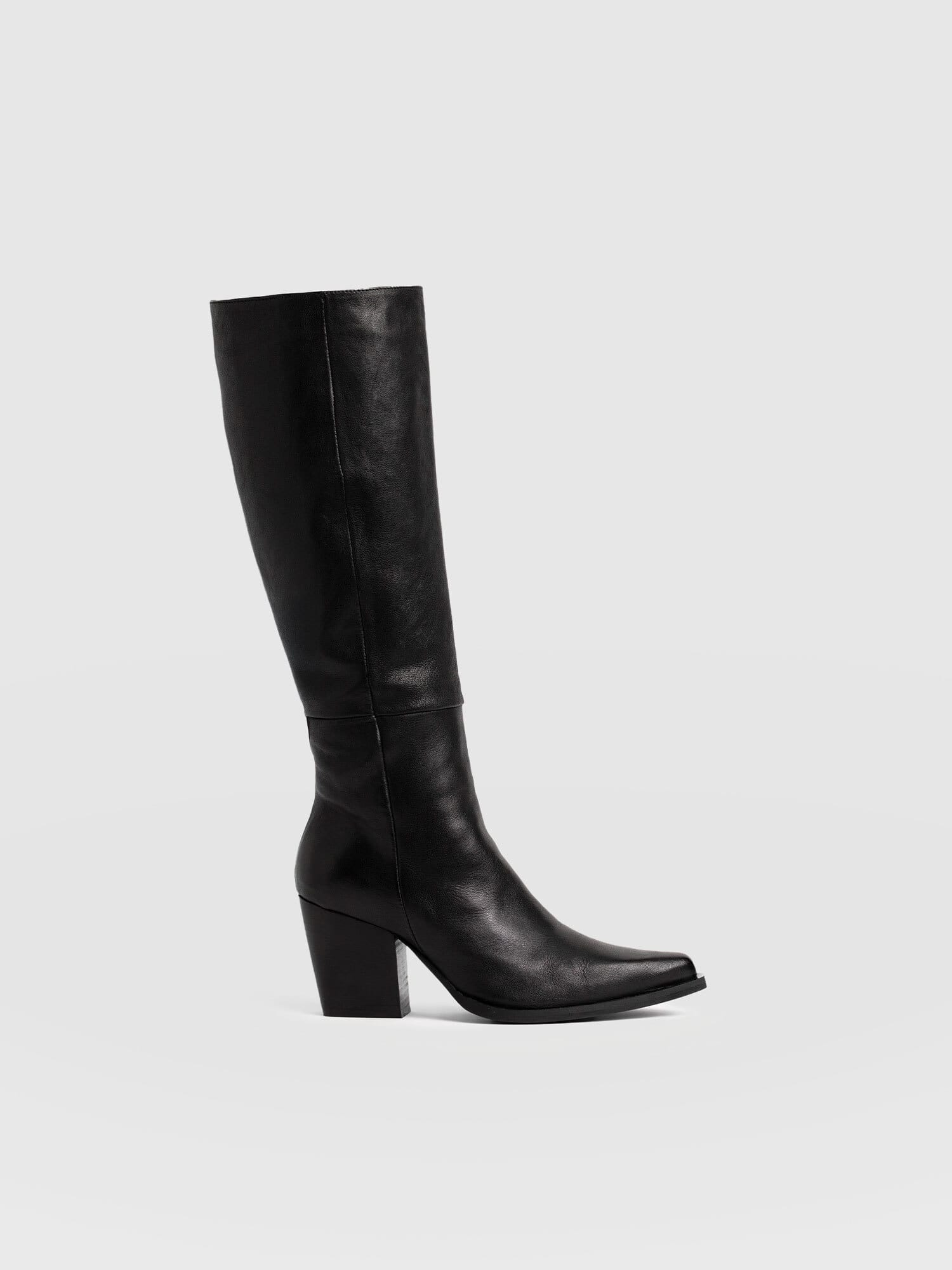 Dallas Knee High Boot - Black - Women's Shoes | Saint + Sofia® EU