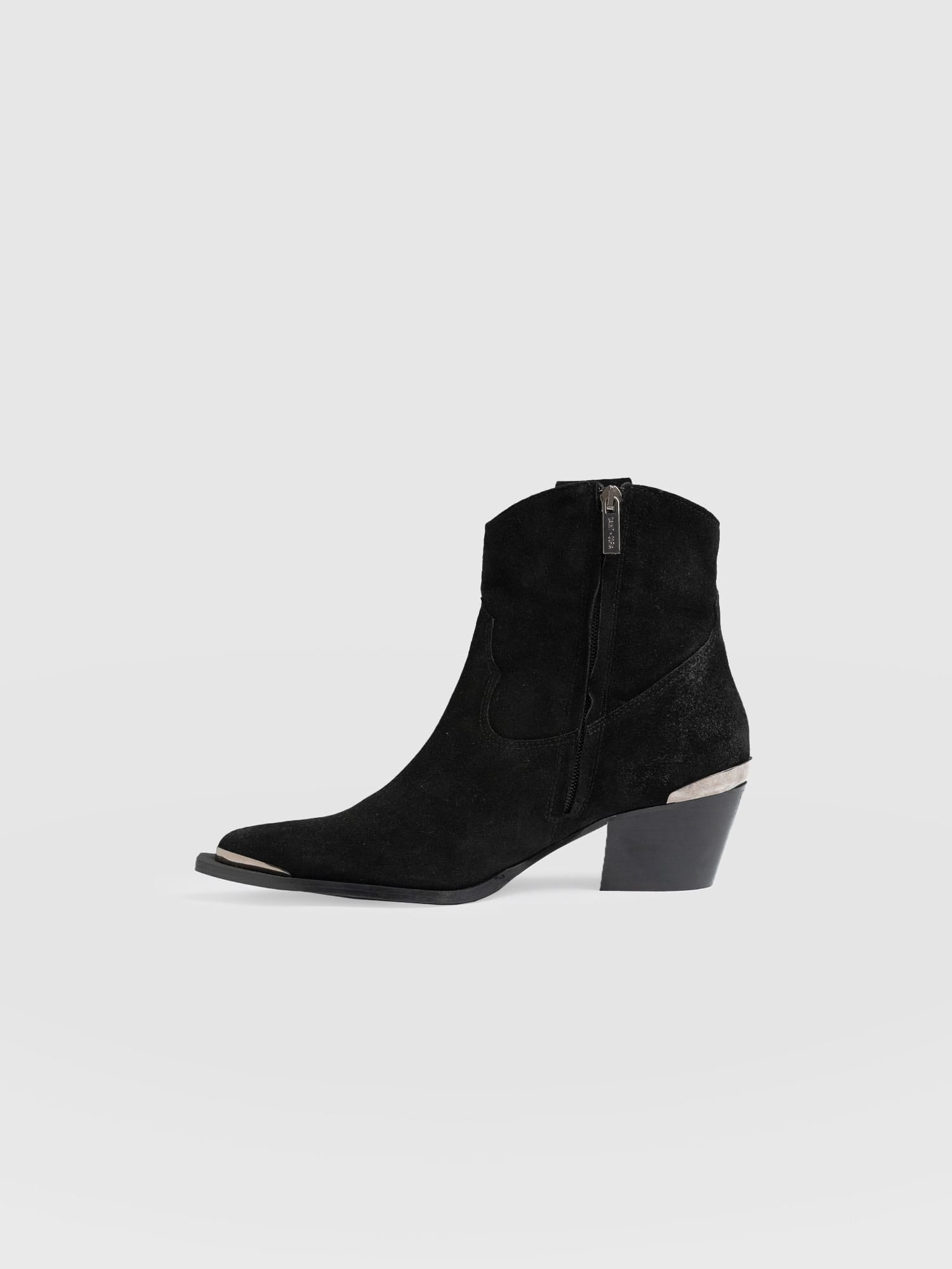 Dallas Metal Boot Black - Women's Leather Boots | Saint + Sofia® EU