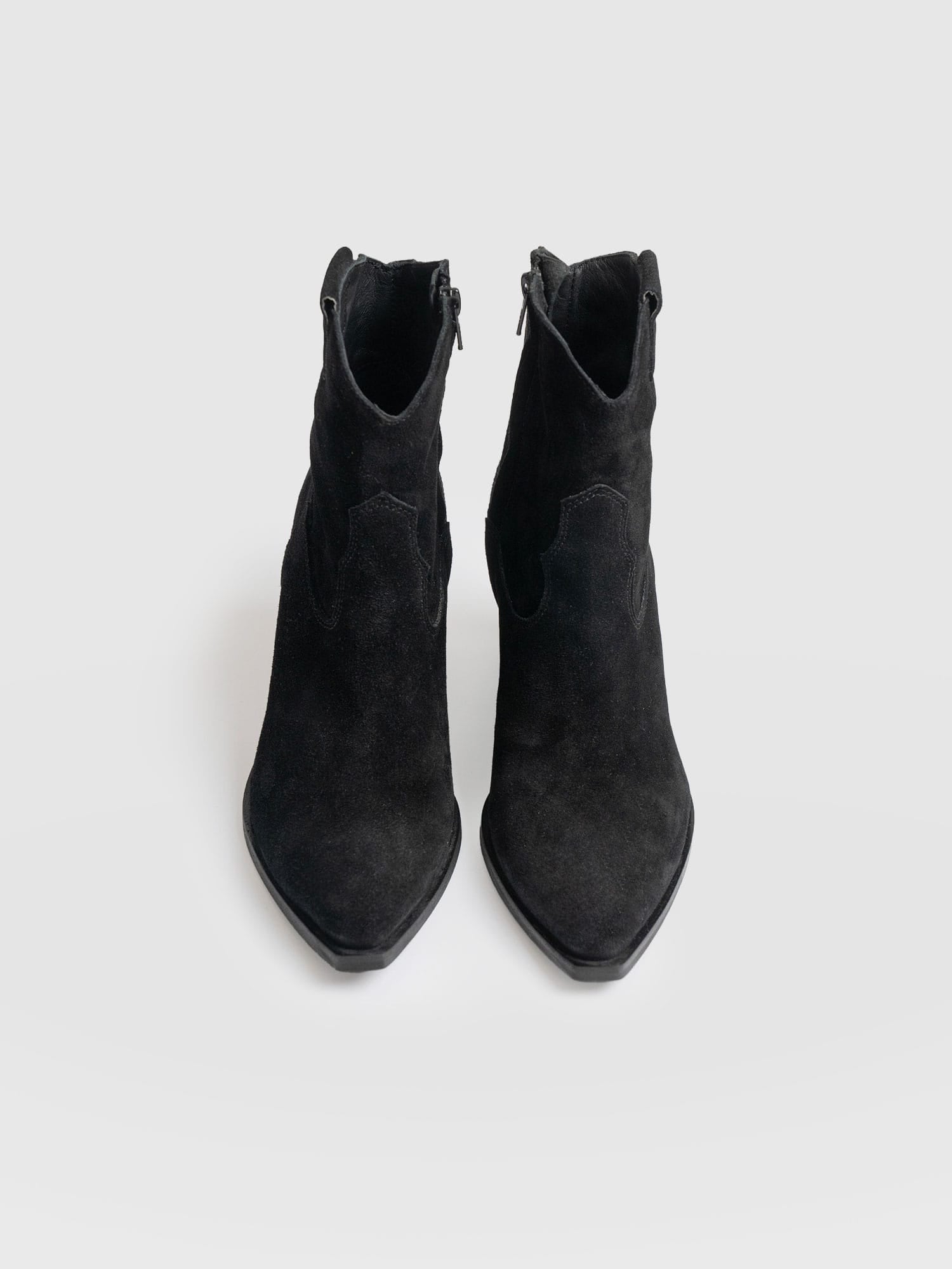 Dallas Mid Boot Black - Women's Leather Boots | Saint + Sofia® EU