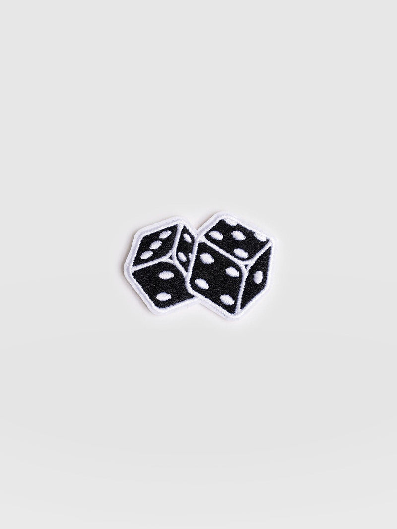Dice Sticker Badge - Black - Women's Accessories | Saint and Sofia® EU