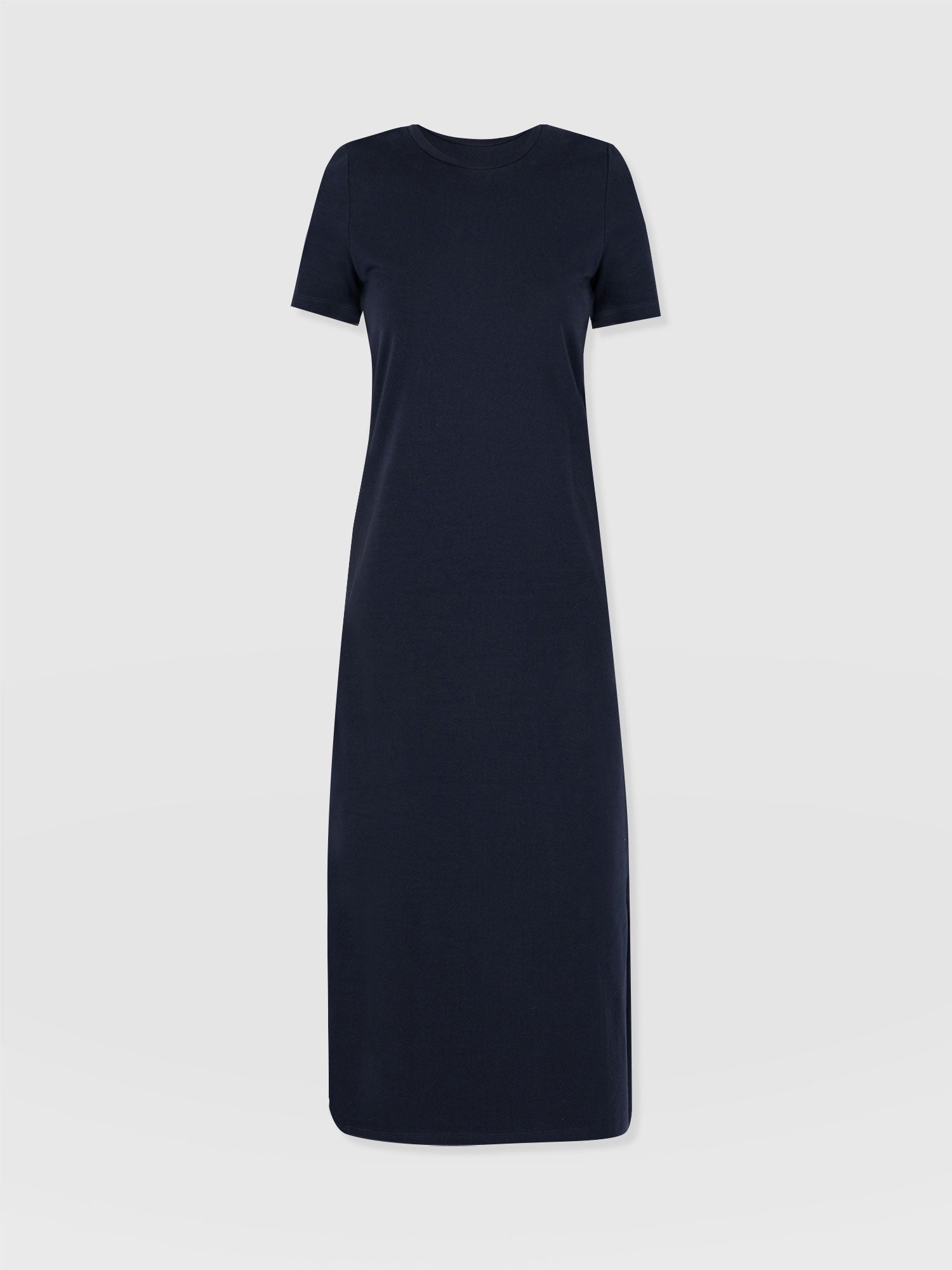 Easy T-Shirt Midi Dress - Navy - Women's Dresss | Saint + Sofia® EU