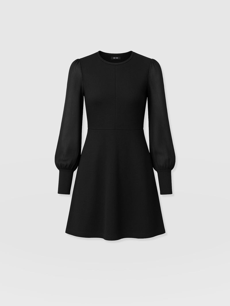Ella Fit & Flare Dress - Black - Women's Dresses | Saint + Sofia® EU