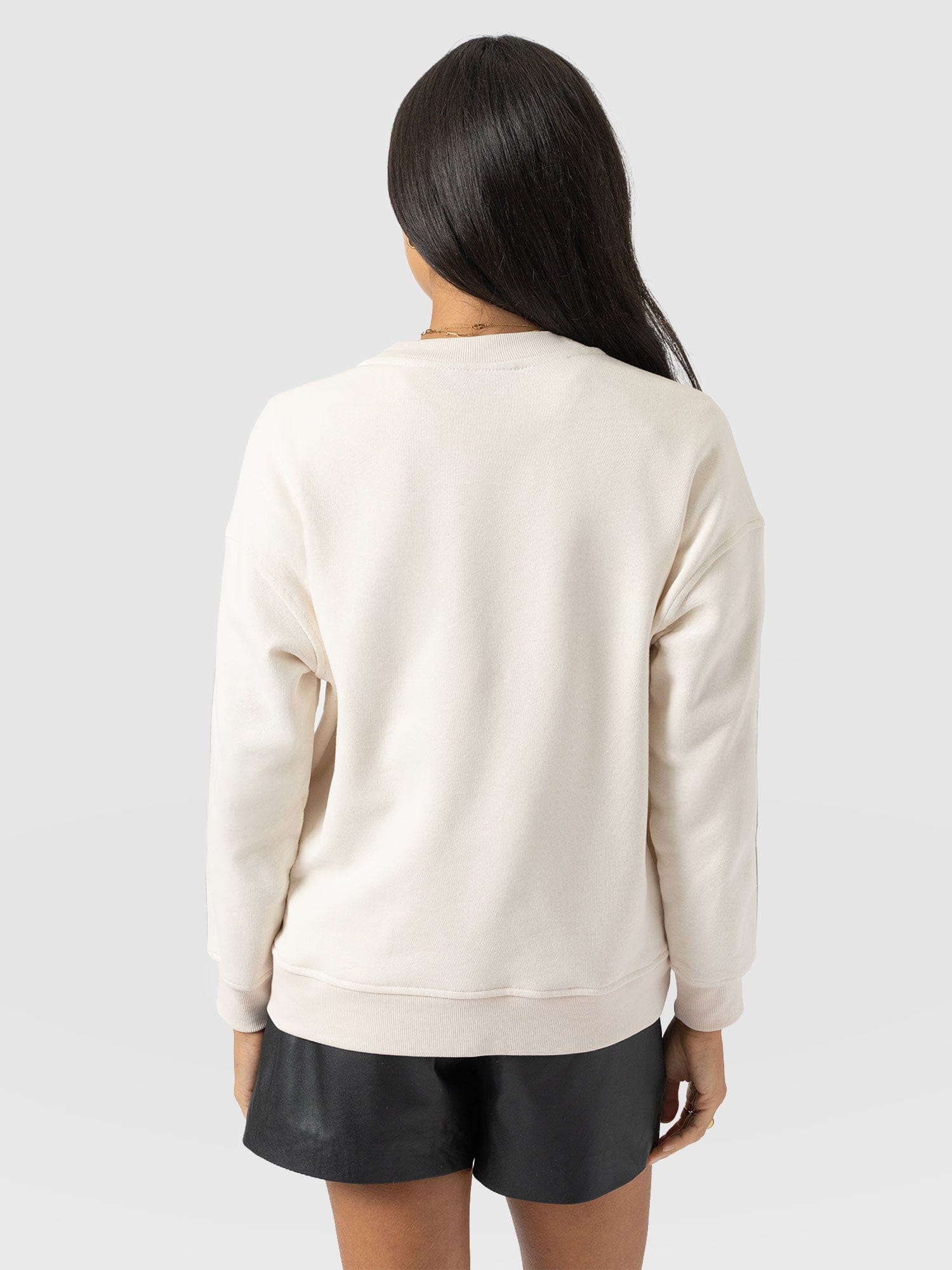 Victory Sweatshirt - Cream - Black Stripe - Women's Jumpers | Saint + Sofia® EU