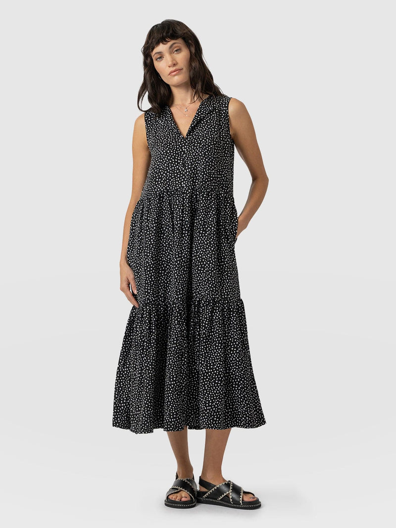 Greenwich Dress Spot Print - Women's Dresses | Saint + Sofia® EU