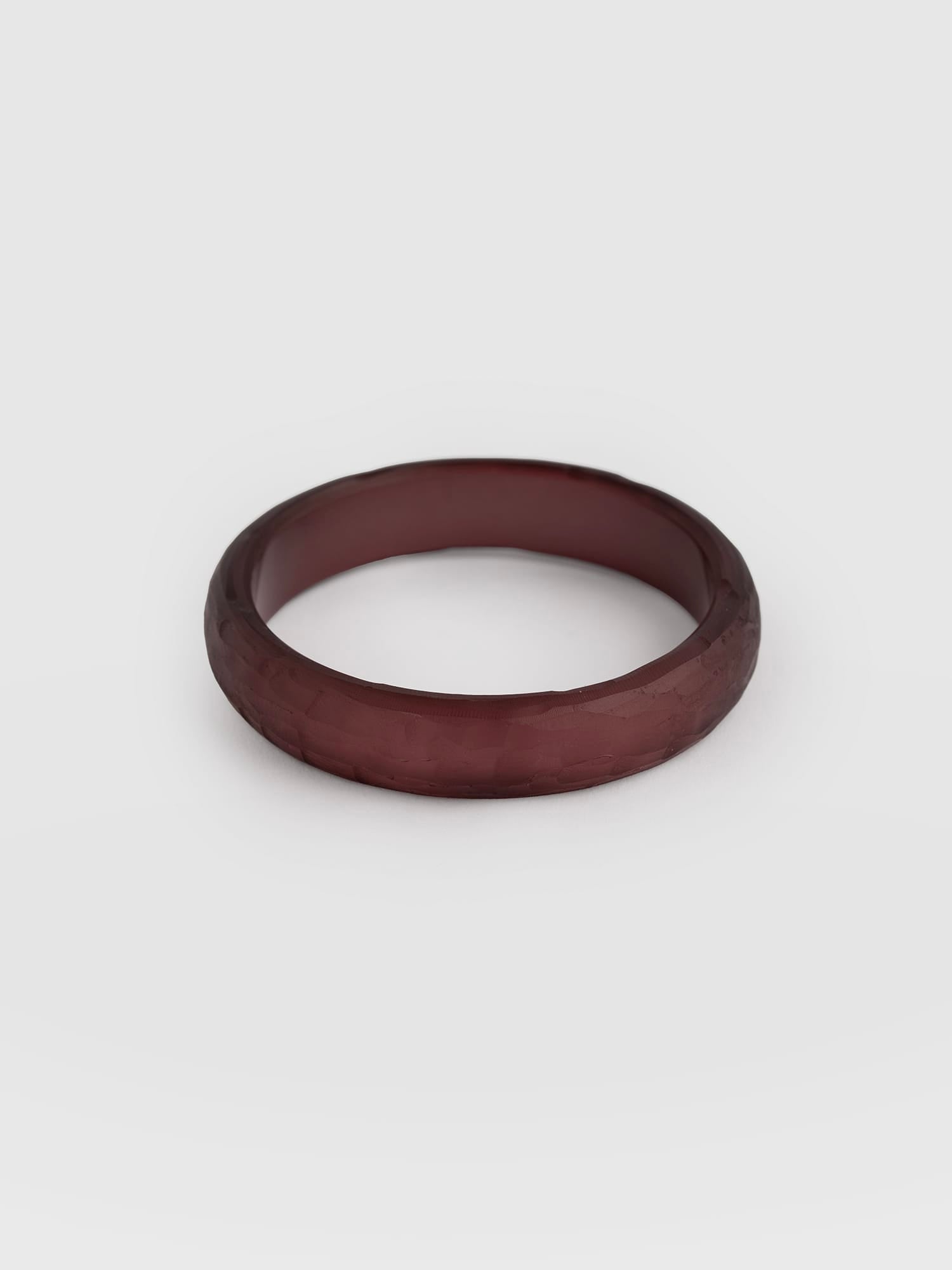 Hammered Bangle - Wine Red - Women's Jewellers | Saint and Sofia® EU