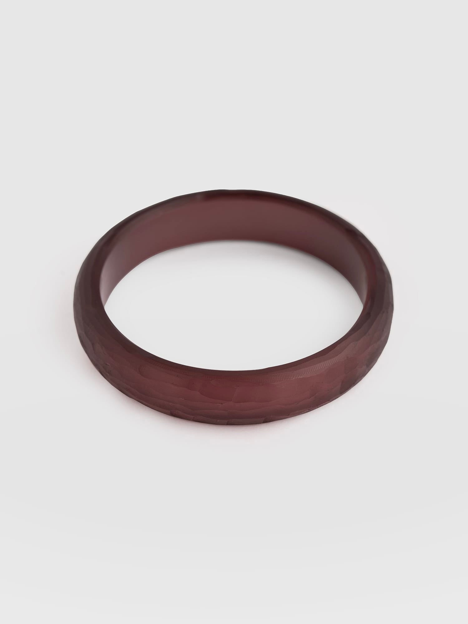 Hammered Bangle - Wine Red - Women's Jewellers | Saint and Sofia® EU