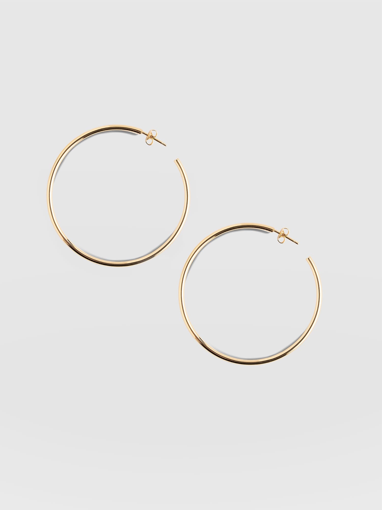 Hoop Large Earrings - Gold - Women's Jewellers | Saint and Sofia® EU